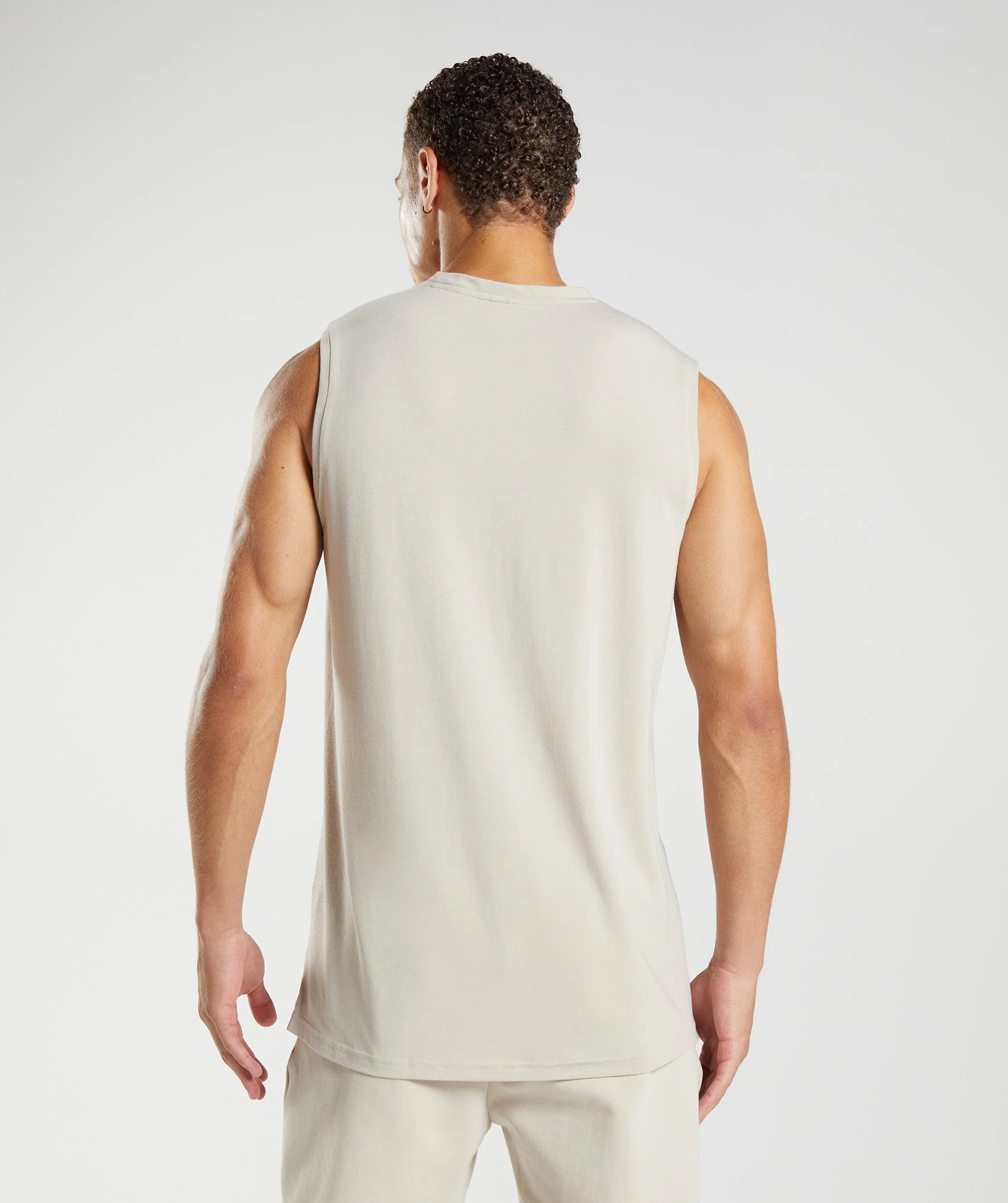 Gymshark Studio Breath Tank - Pebble Grey - Image 2