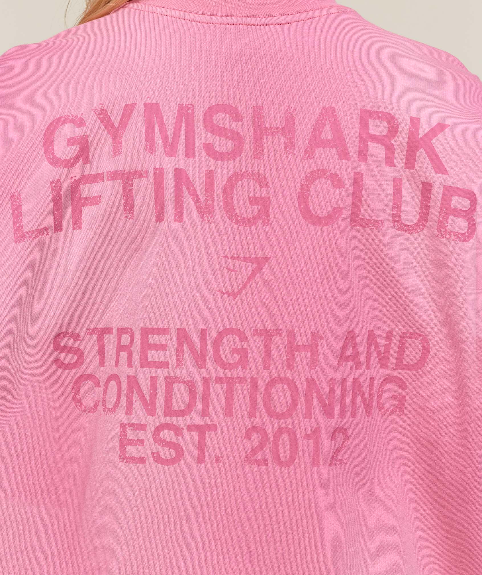 Gymshark Summer Tie-Dye Graphic Oversized T-Shirt - Sunset Pink/Wash - Image 4