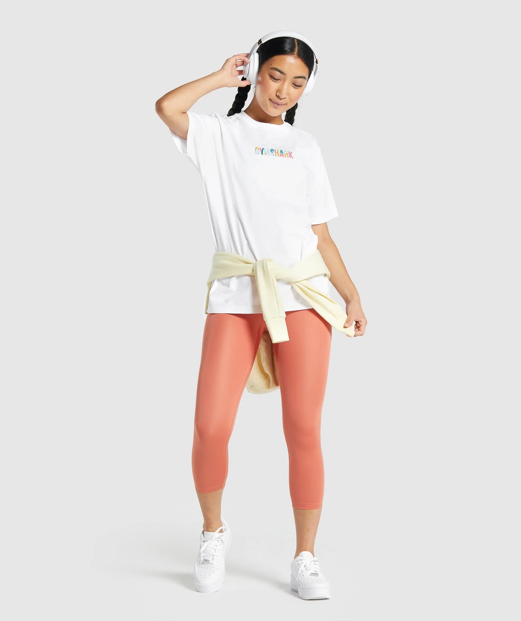 Gymshark Sundae Graphic T-Shirt - White - Image 4