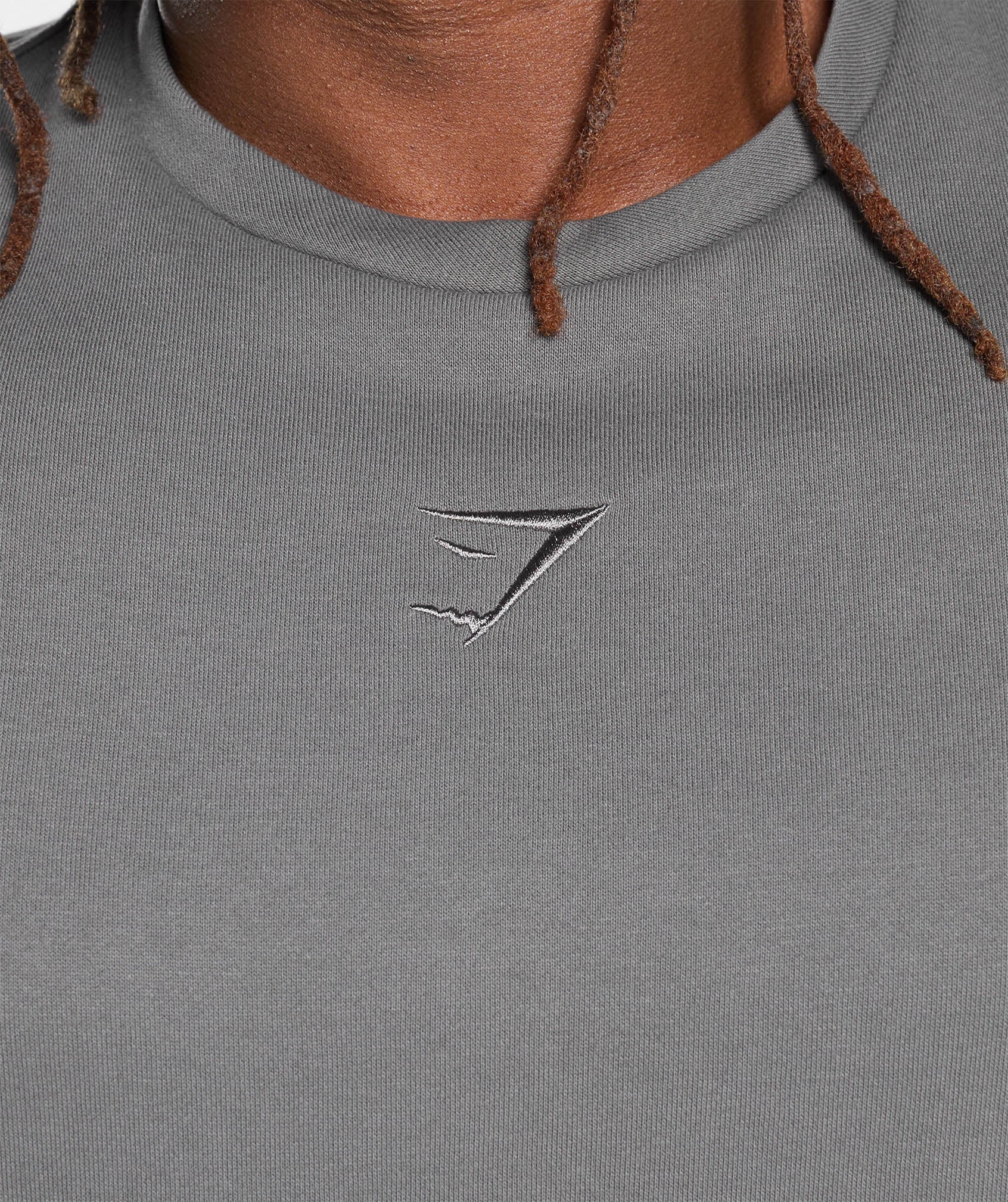 Gymshark Super Natural Cut Off Tank - Brushed Grey - Image 6