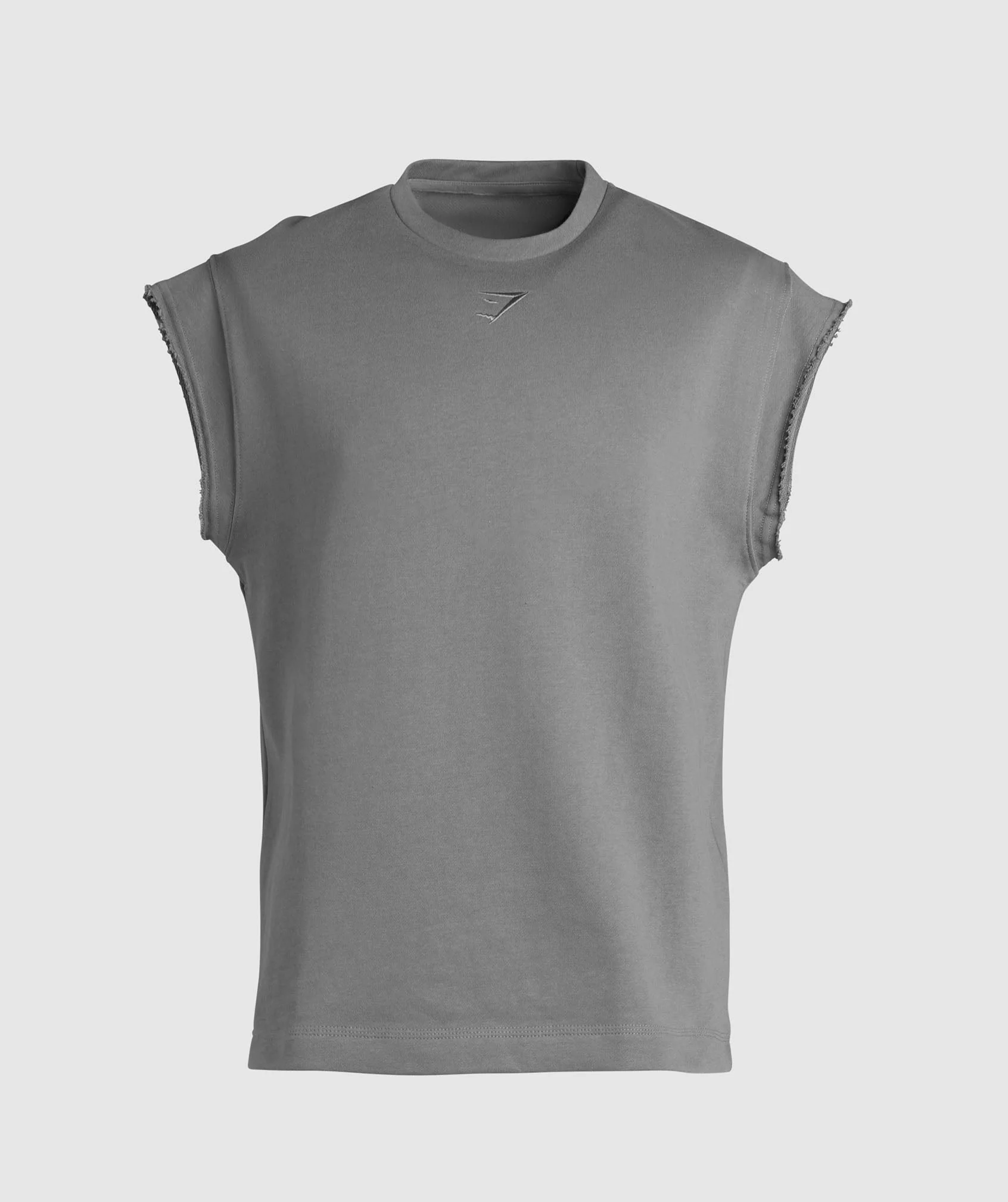 Gymshark Super Natural Cut Off Tank - Brushed Grey - Image 7