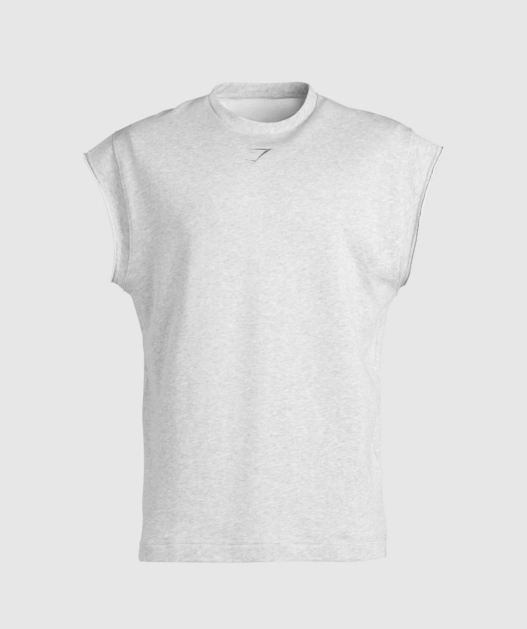 Gymshark Super Natural Cut Off Tank - Light Grey Core Marl - Image 7