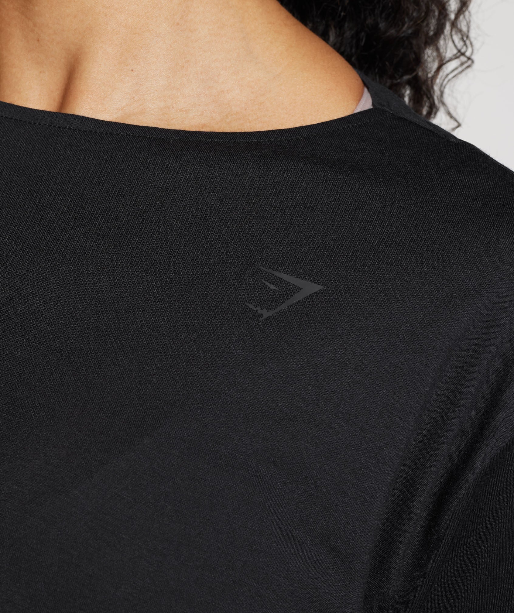Gymshark Super Soft Cut-Out Long Sleeve Top - Black - Image 5