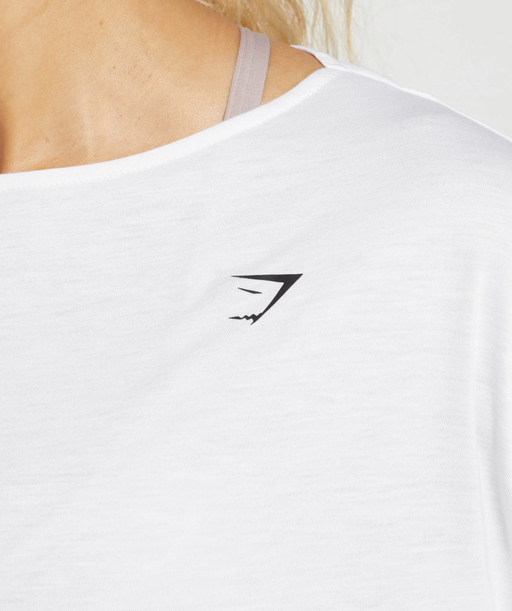 Gymshark Super Soft Cut-Out Long Sleeve Top - White - Image 6