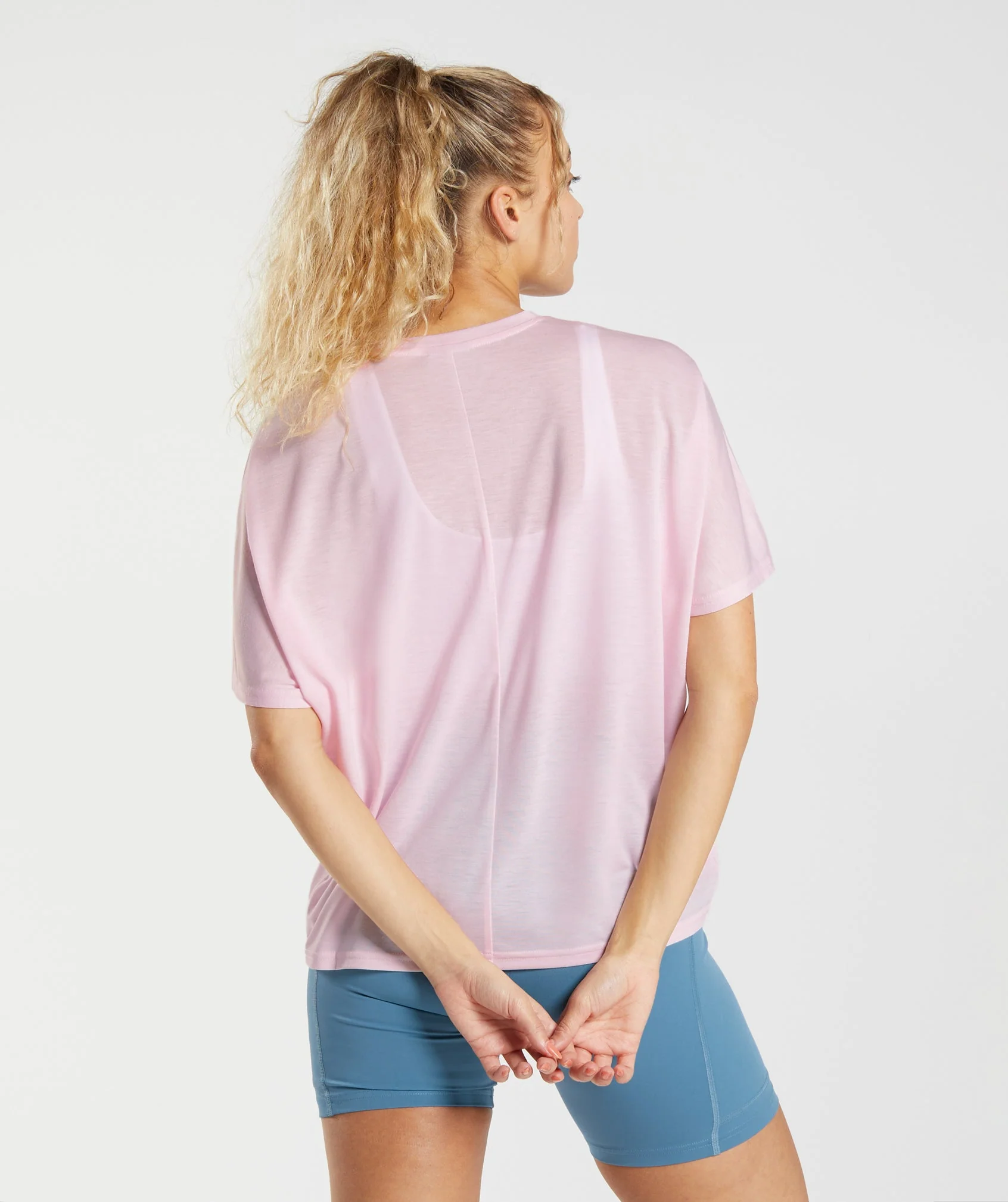 Gymshark Super Soft T-Shirt - Chalk Pink - Image 2