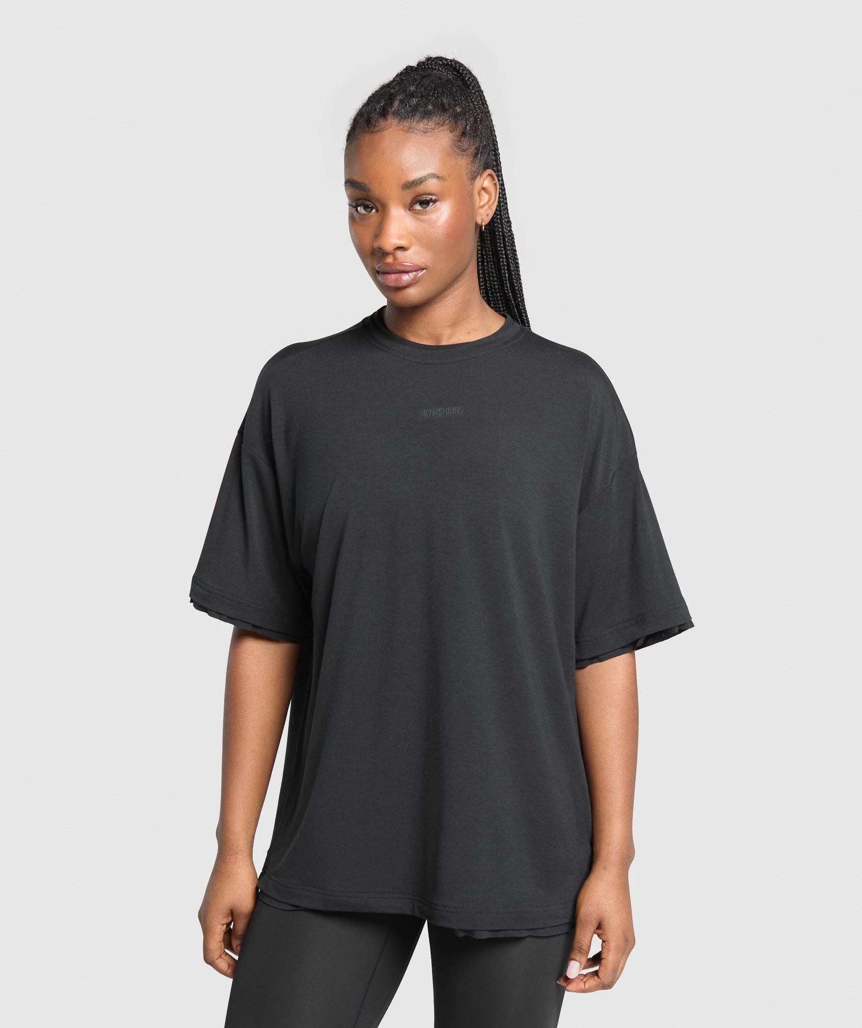 Gymshark Superset Graphic T-shirt - Black - Image 2