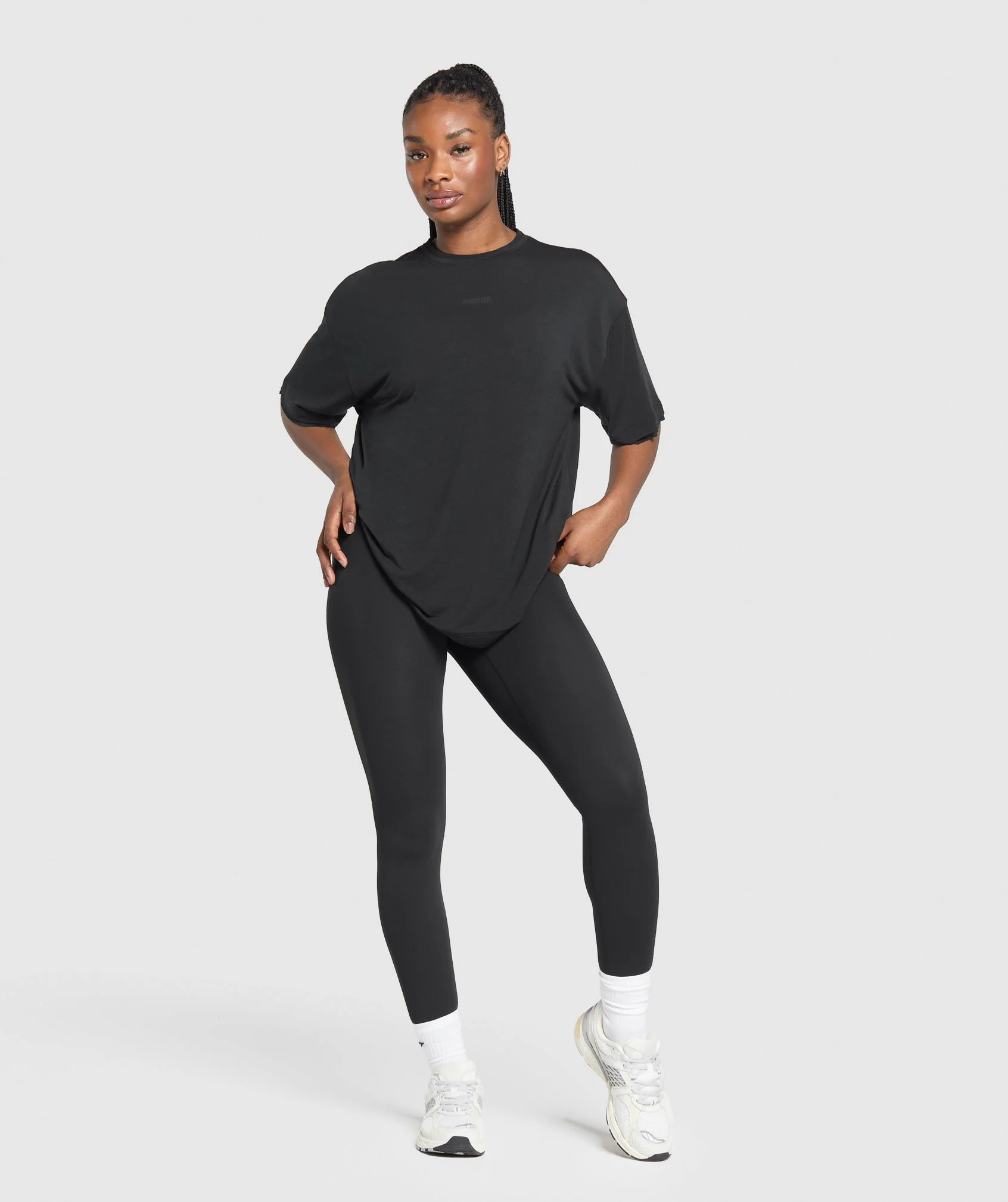 Gymshark Superset Graphic T-shirt - Black - Image 4