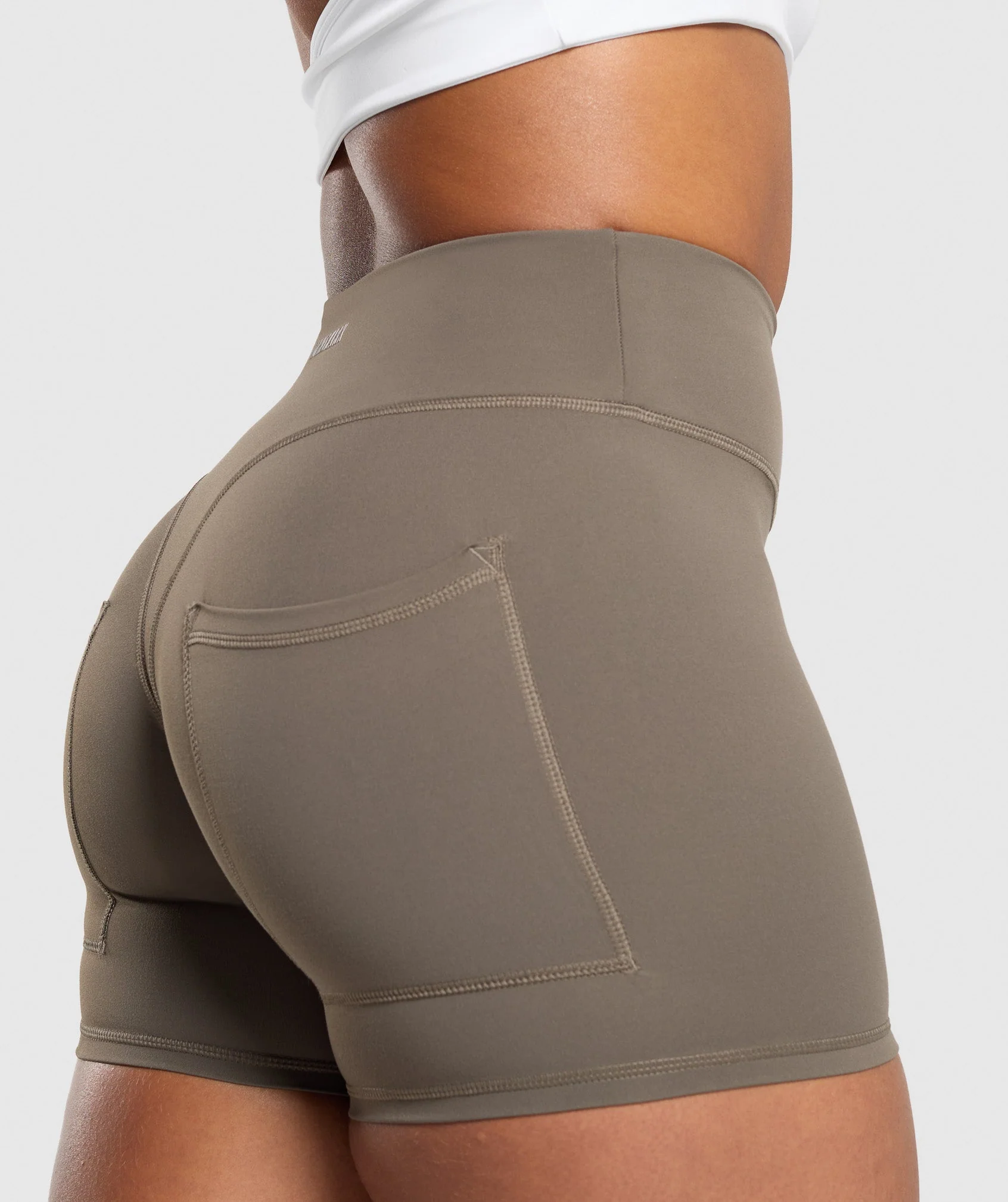 Gymshark Superset Pocket Shorts - Camo Brown - Image 5