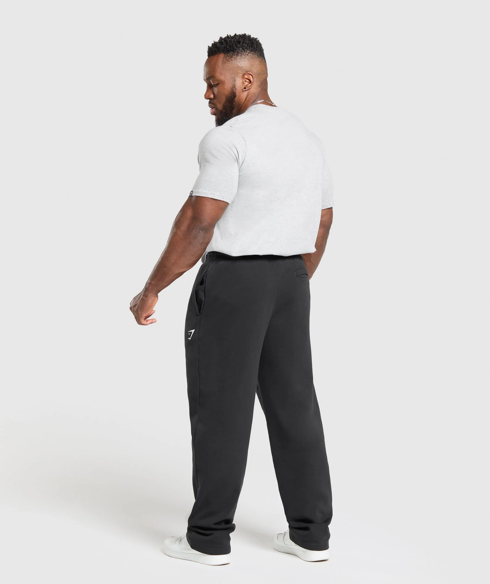 Gymshark T-Shirt 2 Pack - Black/Light Grey Marl - Image 4