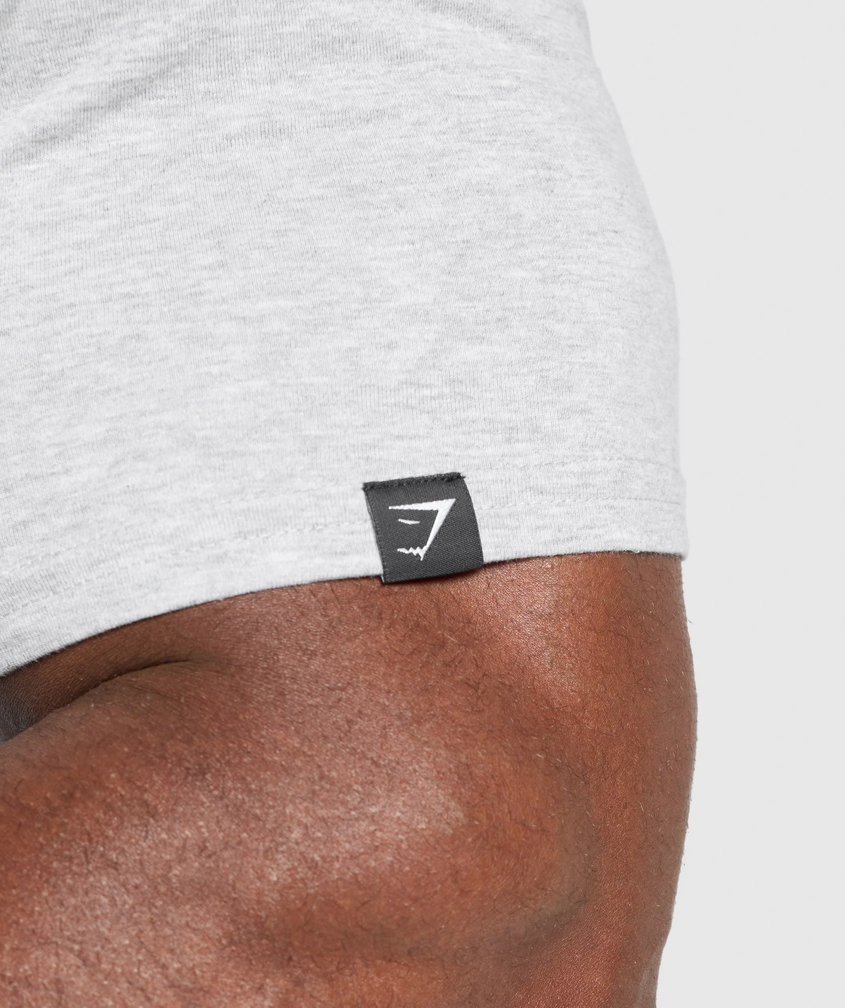 Gymshark T-Shirt 2 Pack - Black/Light Grey Marl - Image 9