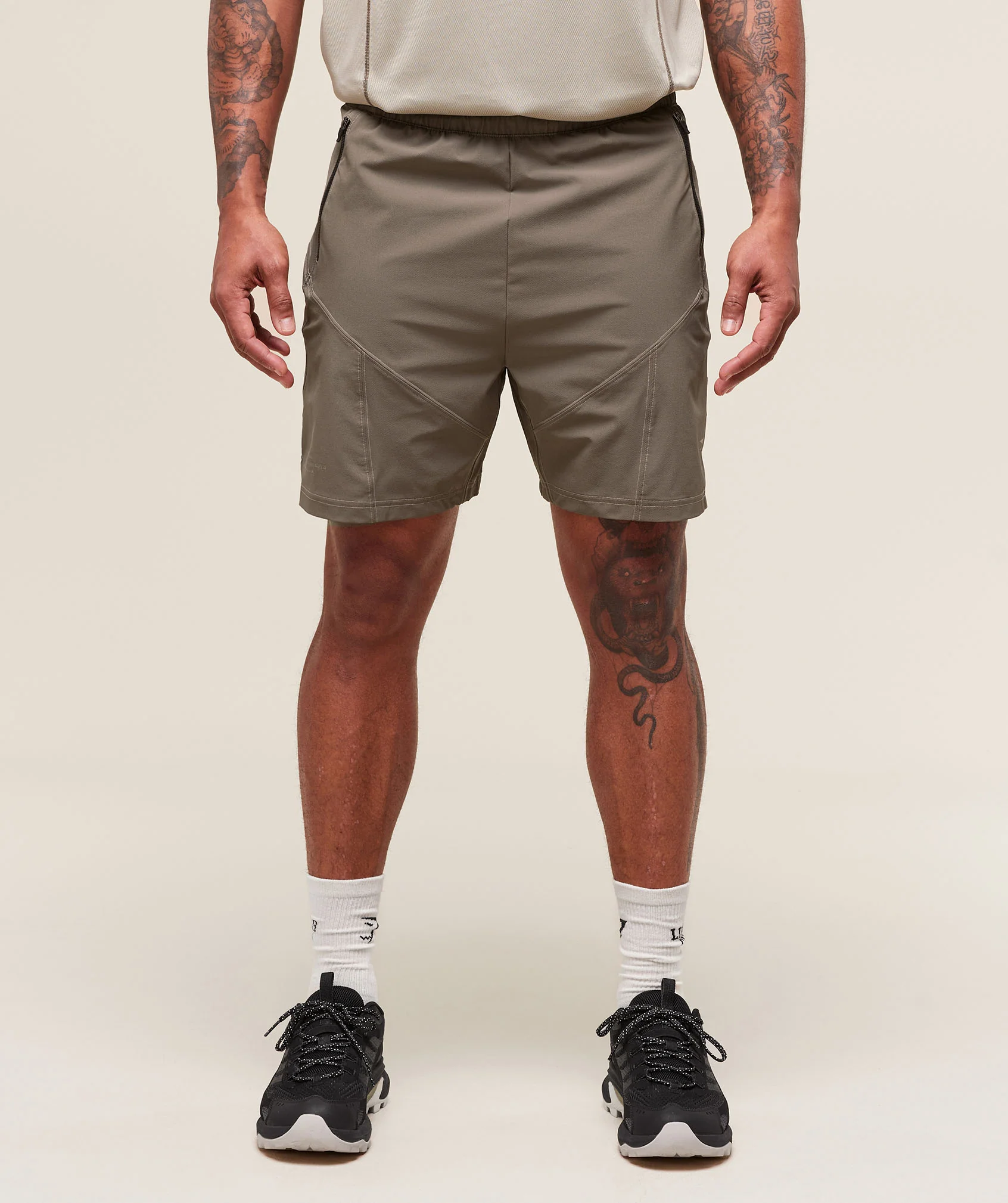Gymshark Tactical 6" Short - Camo Brown