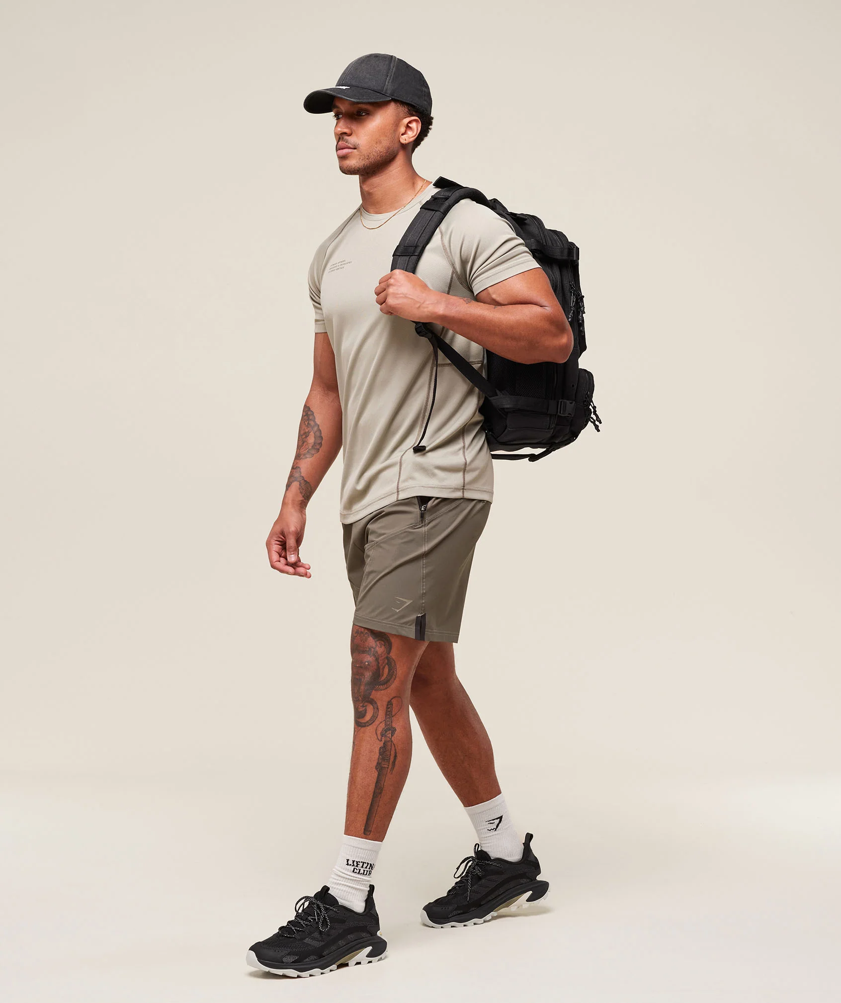 Gymshark Tactical 6" Short - Camo Brown - Image 3