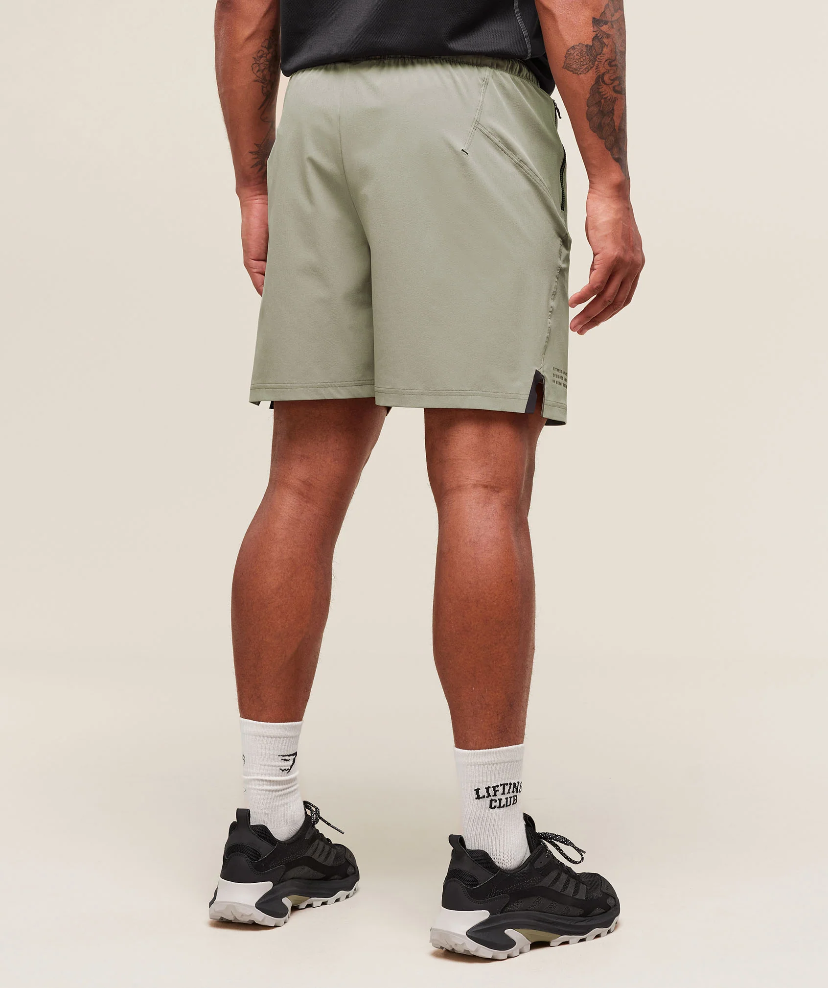 Gymshark Tactical 6" Short - Chalk Green - Image 3