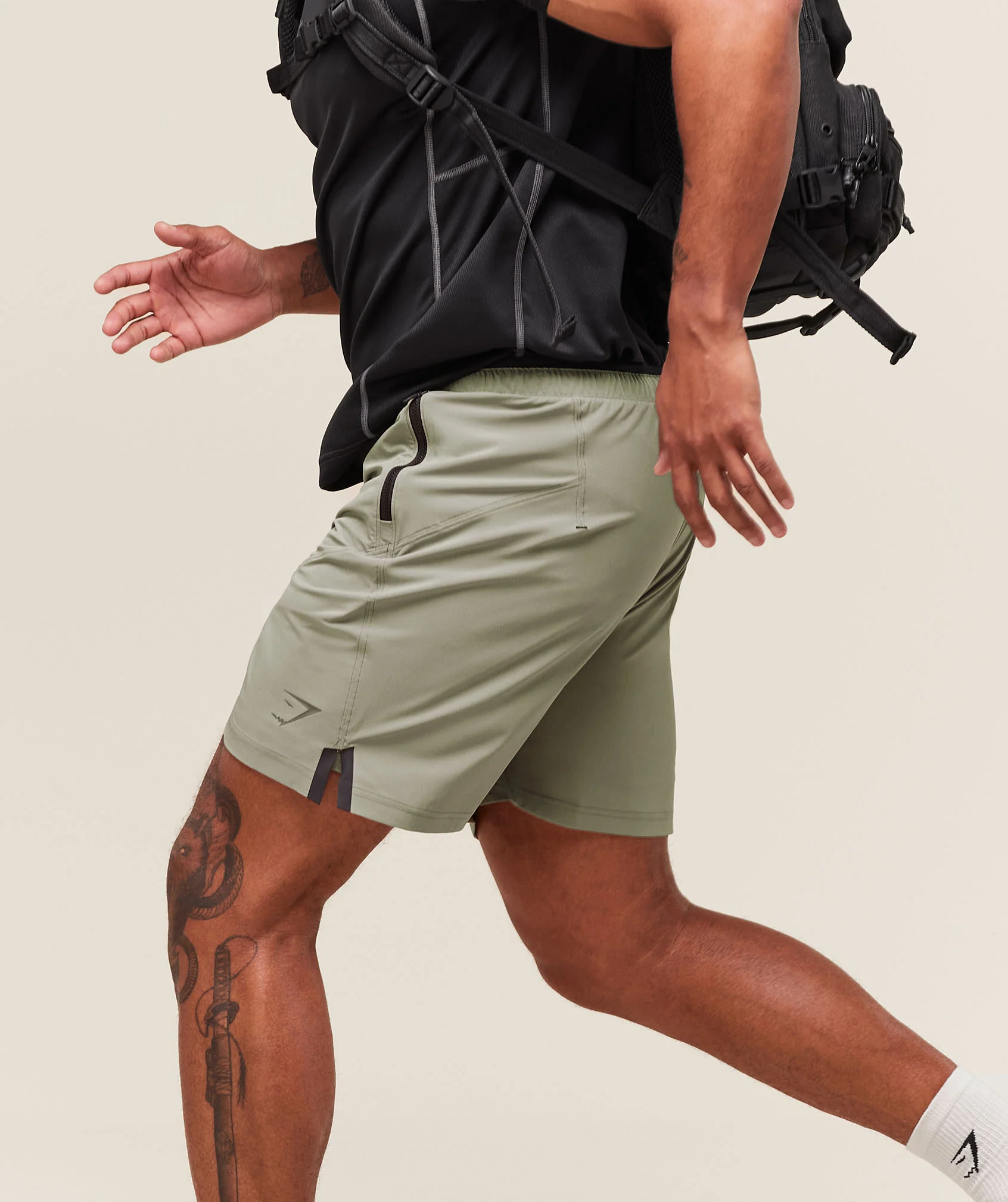 Gymshark Tactical 6" Short - Chalk Green - Image 7