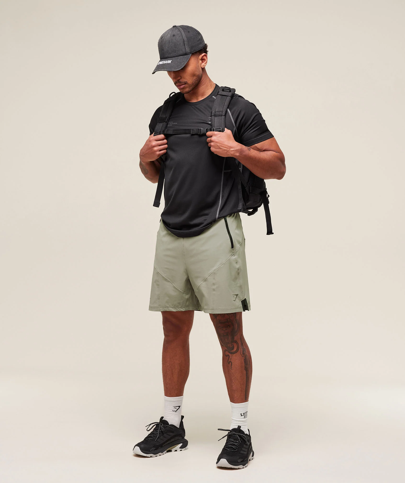 Gymshark Tactical 6" Short - Chalk Green - Image 8