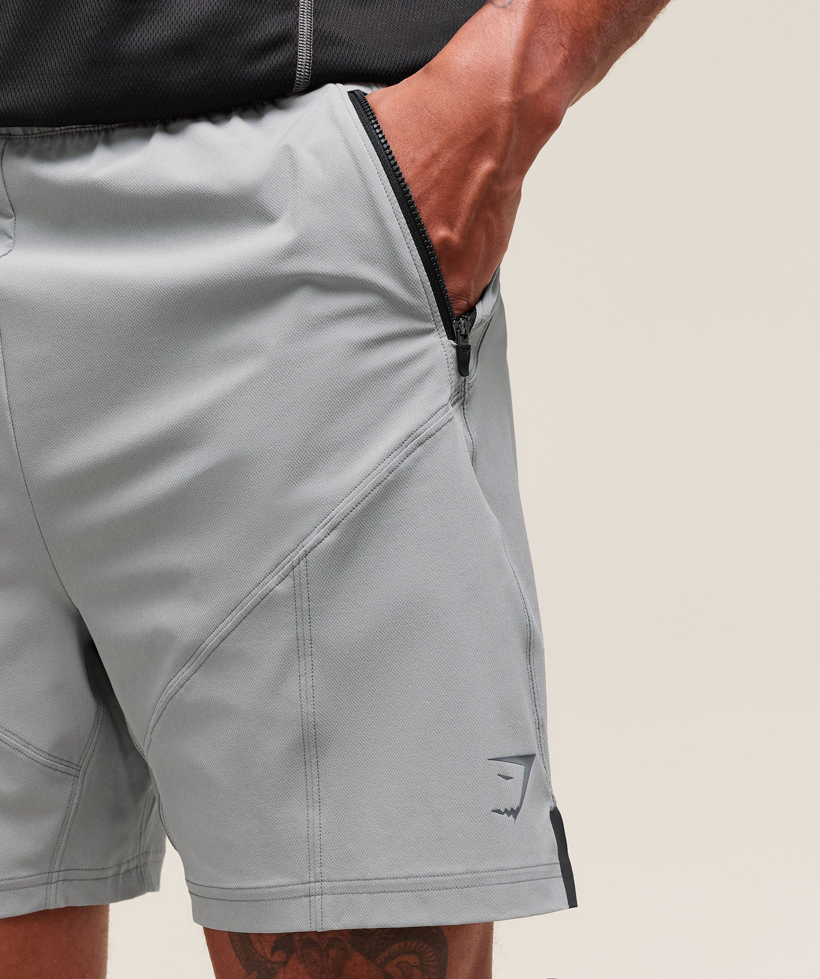 Gymshark Tactical 6" Short - Smokey Grey - Image 4