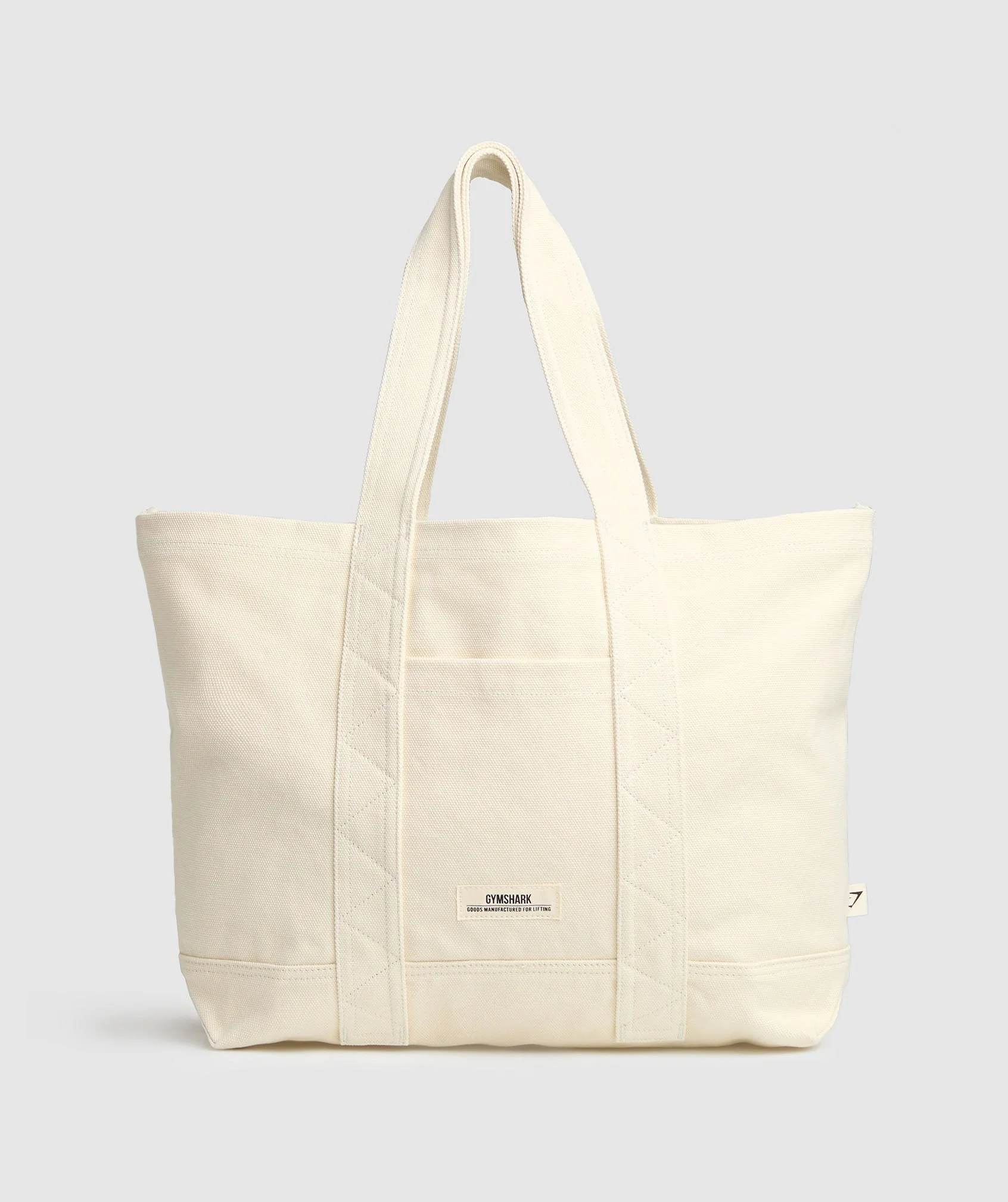 Gymshark Tactical Canvas Tote Bag - Ecru White - Image 3