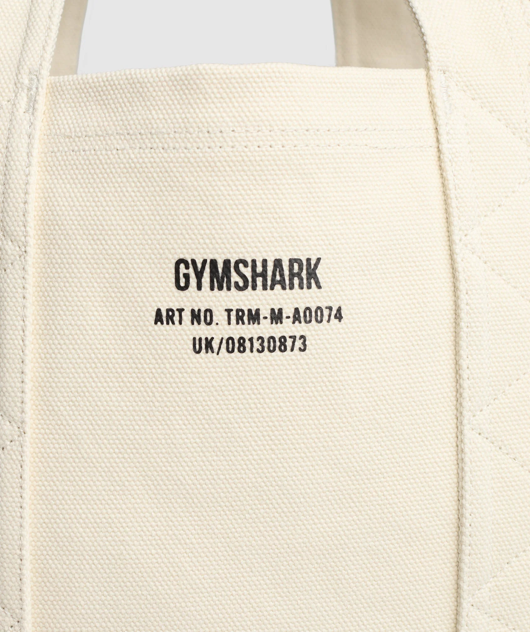 Gymshark Tactical Canvas Tote Bag - Ecru White - Image 4