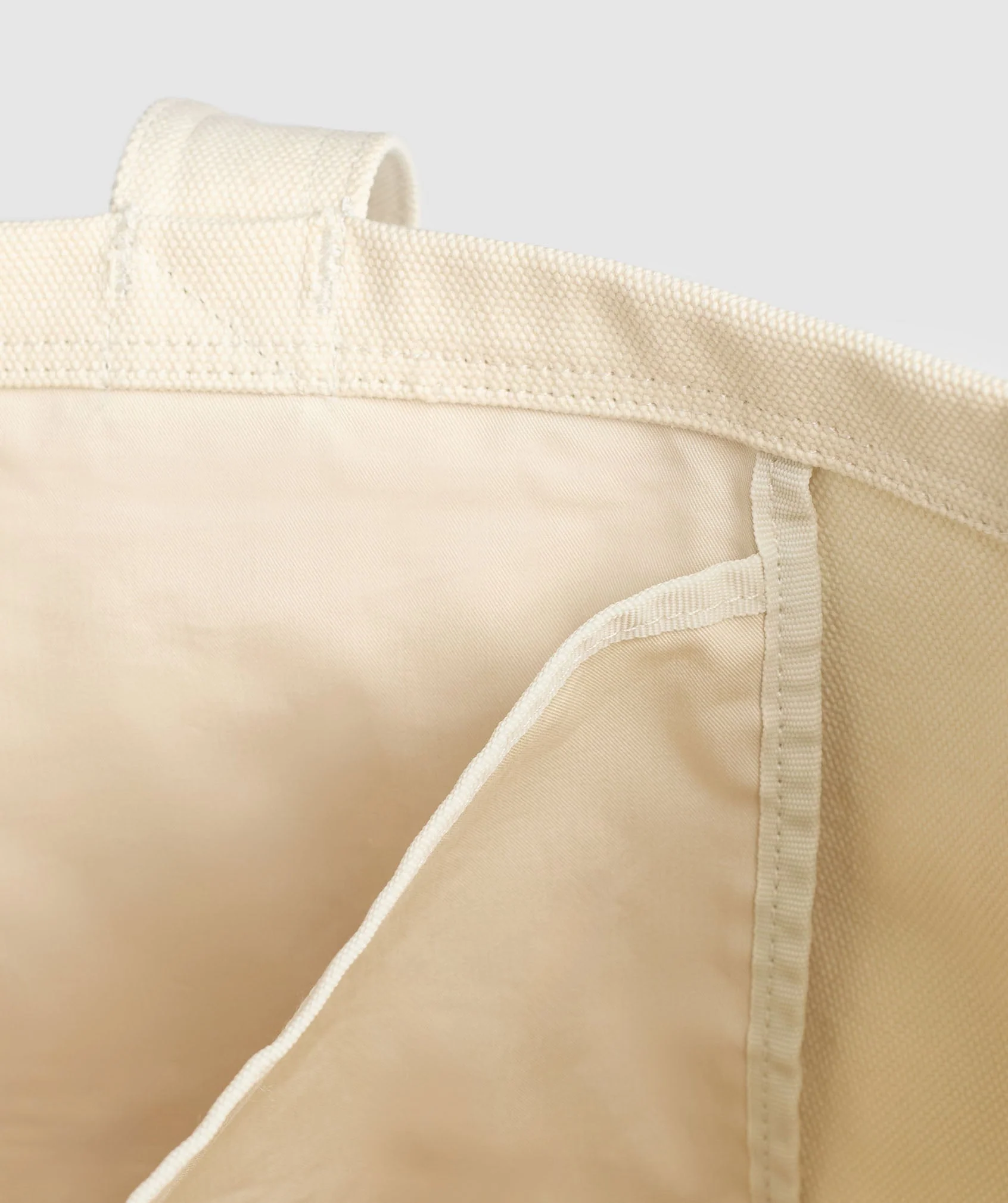Gymshark Tactical Canvas Tote Bag - Ecru White - Image 6