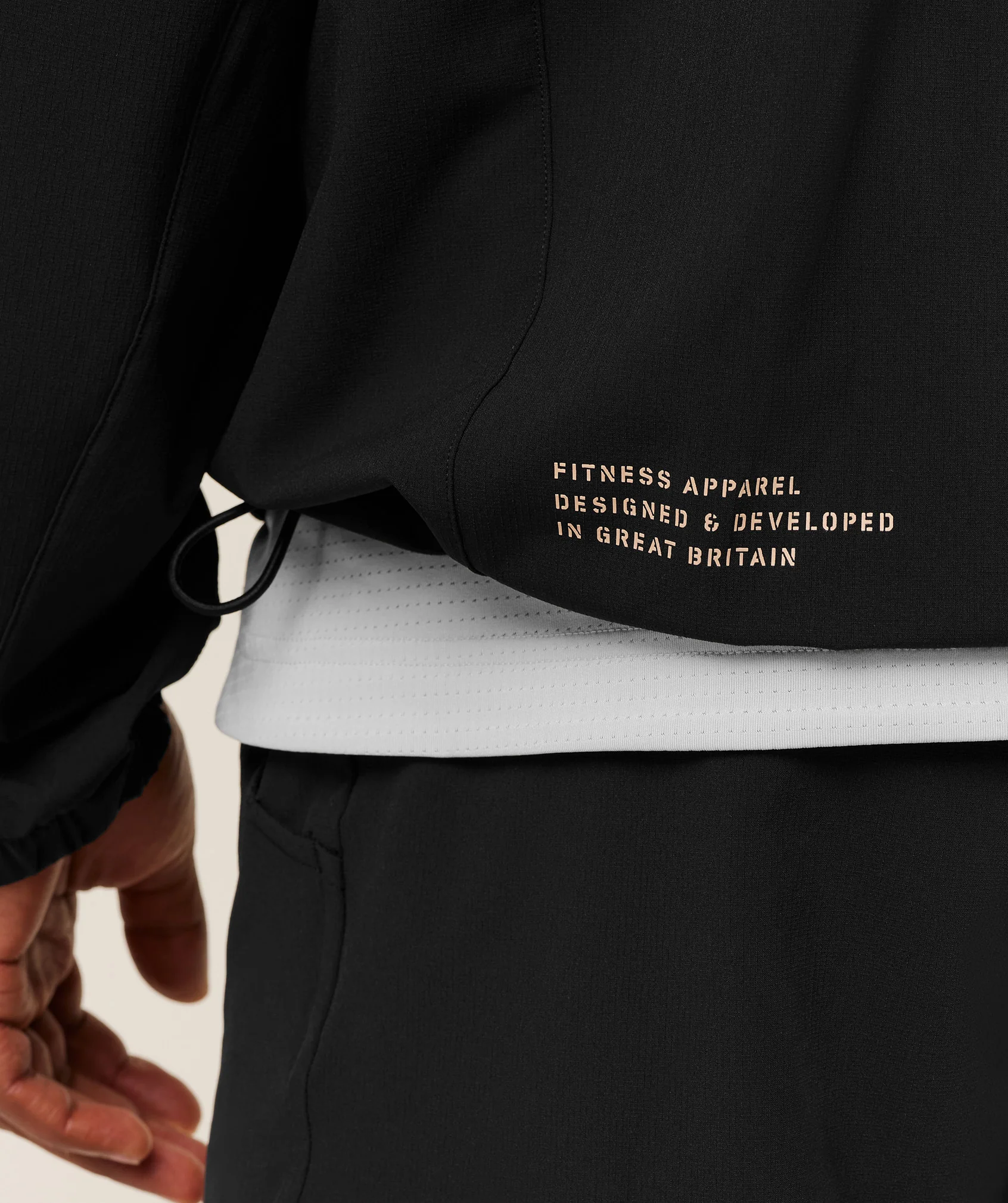 Gymshark Tactical Shell 1/4 Zip - Black - Image 8