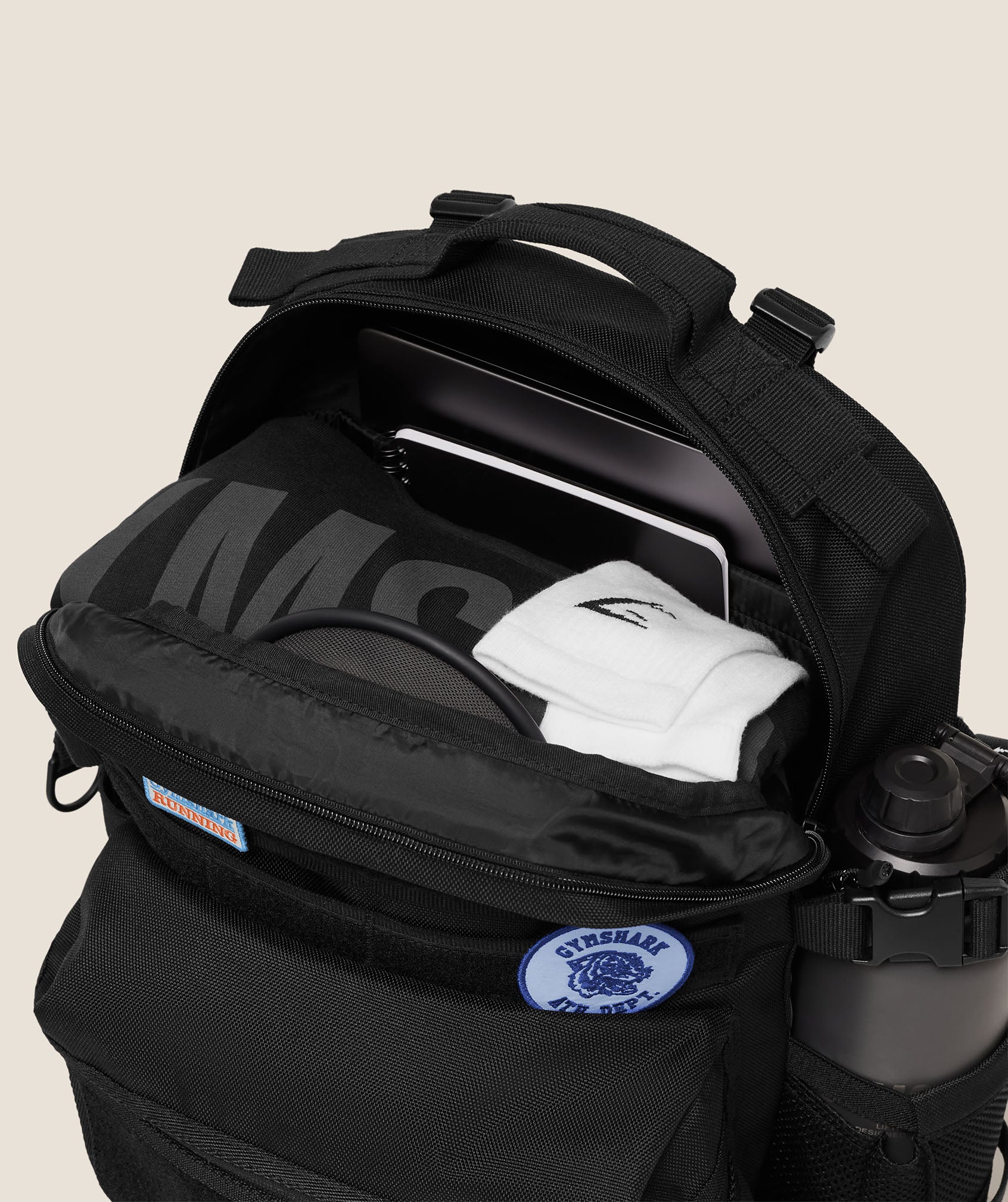 Gymshark Tactical Slouch Backpack - GS Black - Image 4