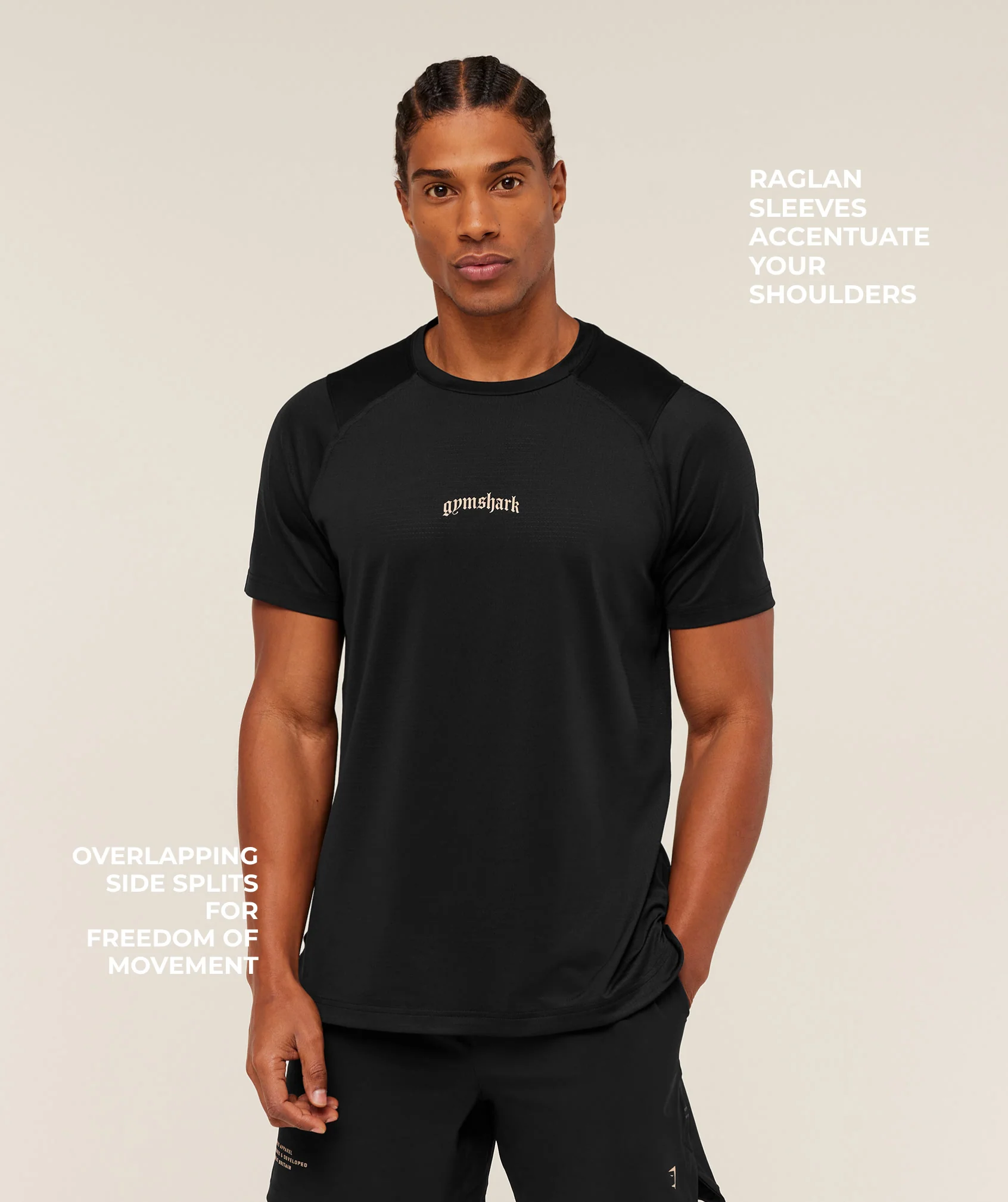 Gymshark Tactical T-Shirt - Black - Image 2