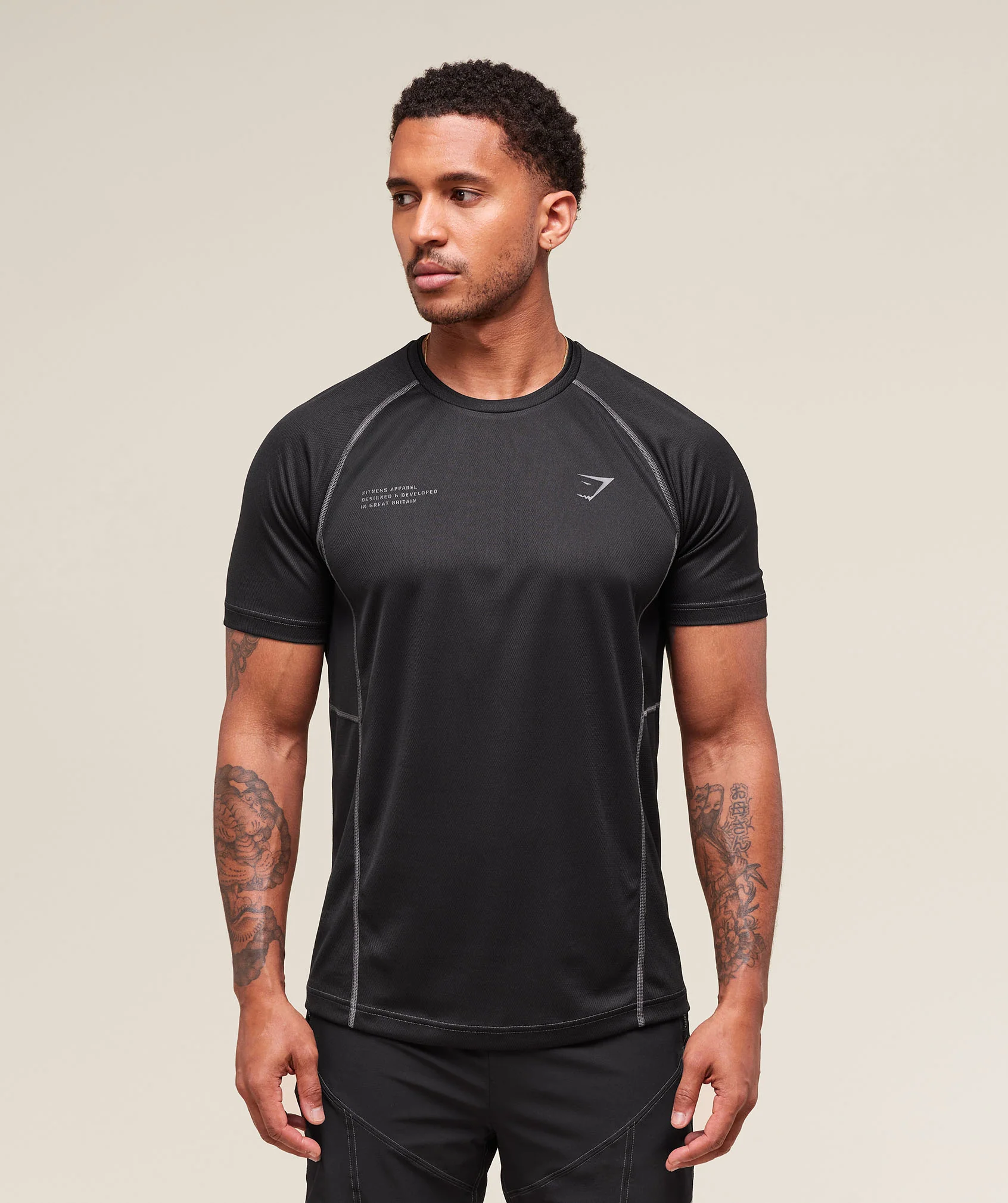 Gymshark Tactical T-Shirt - Black