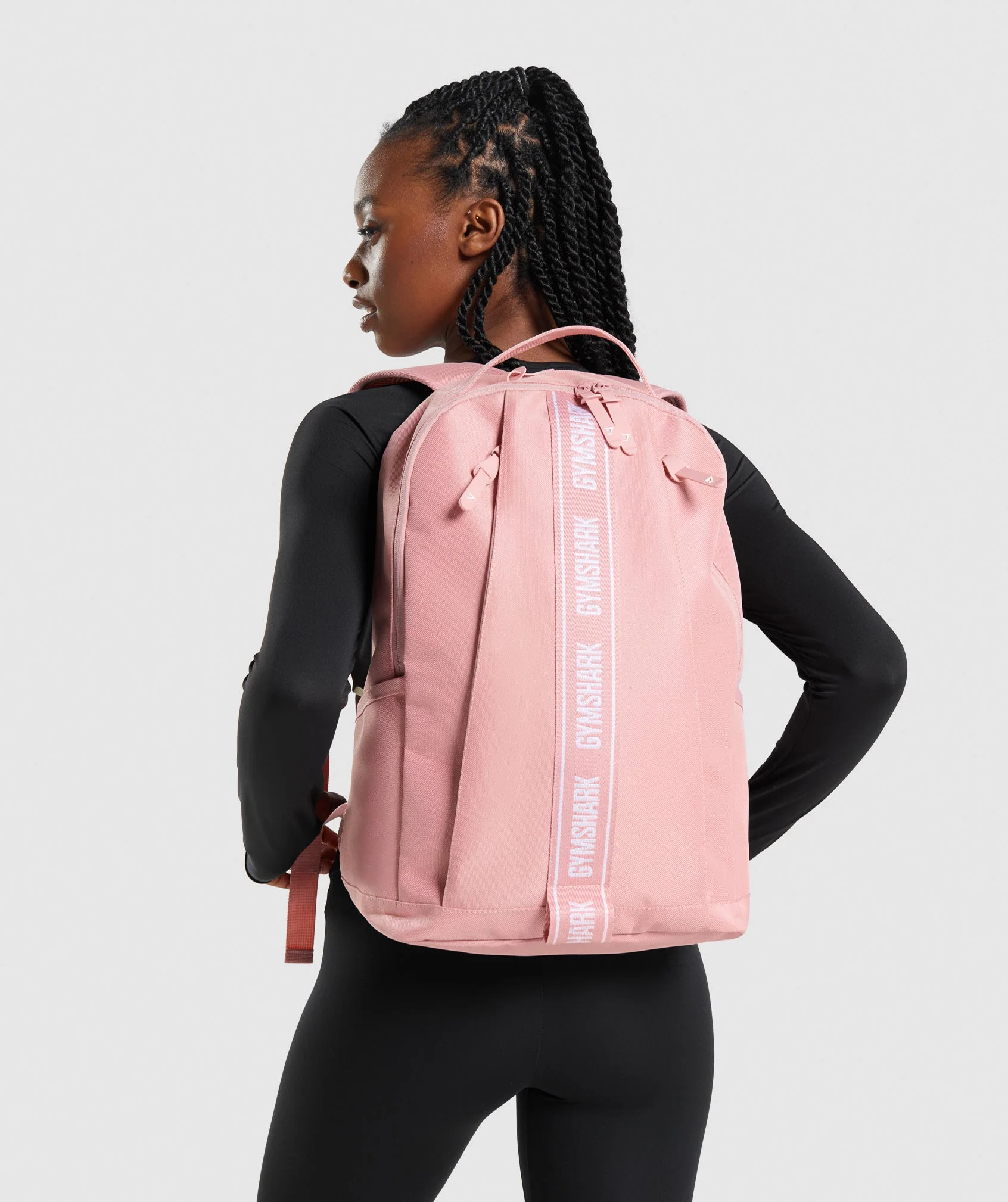 Gymshark Taped Backpack - Pink - Image 2