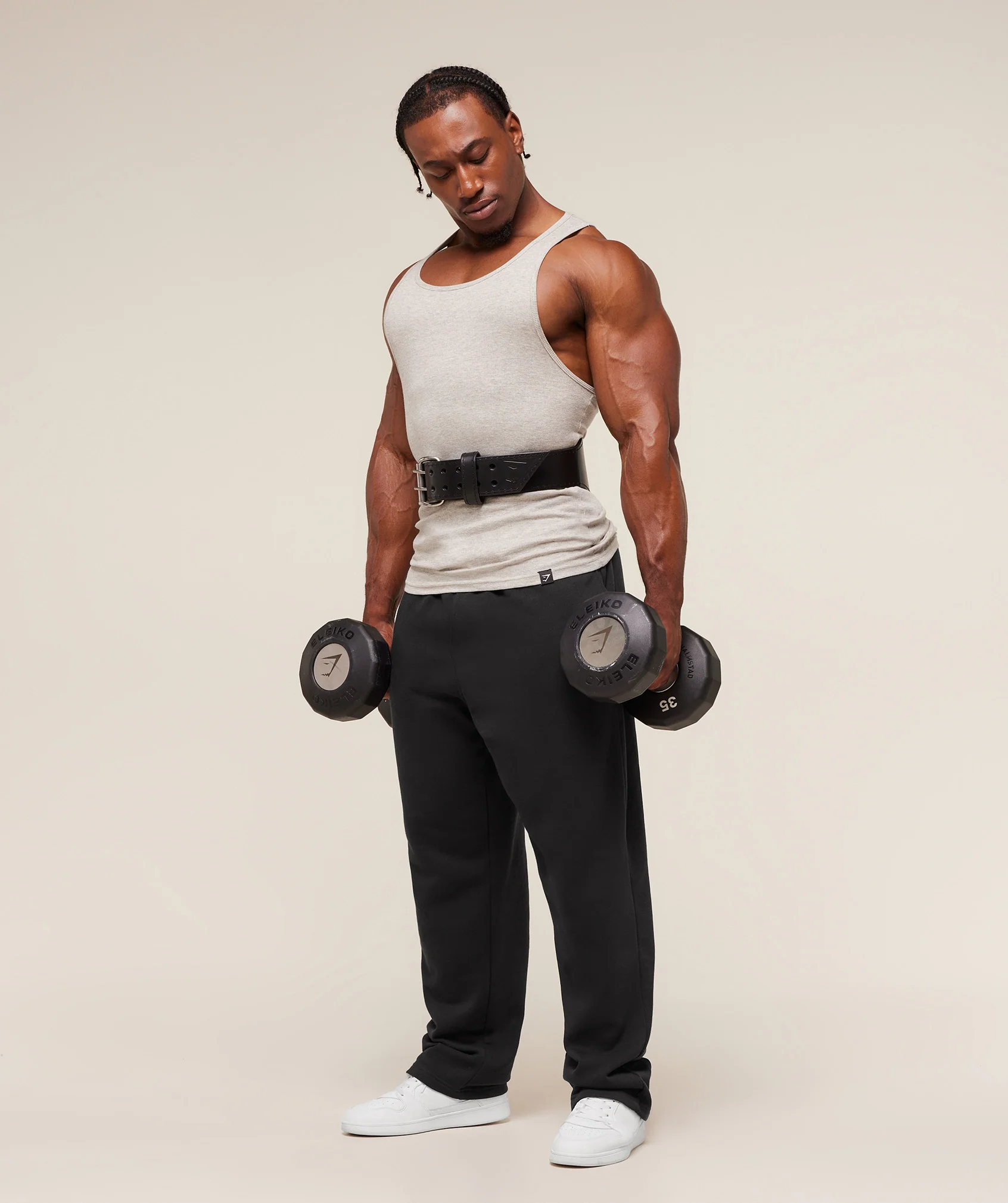 Gymshark Tapered Double Prong Lifting Belt - Black - Image 4