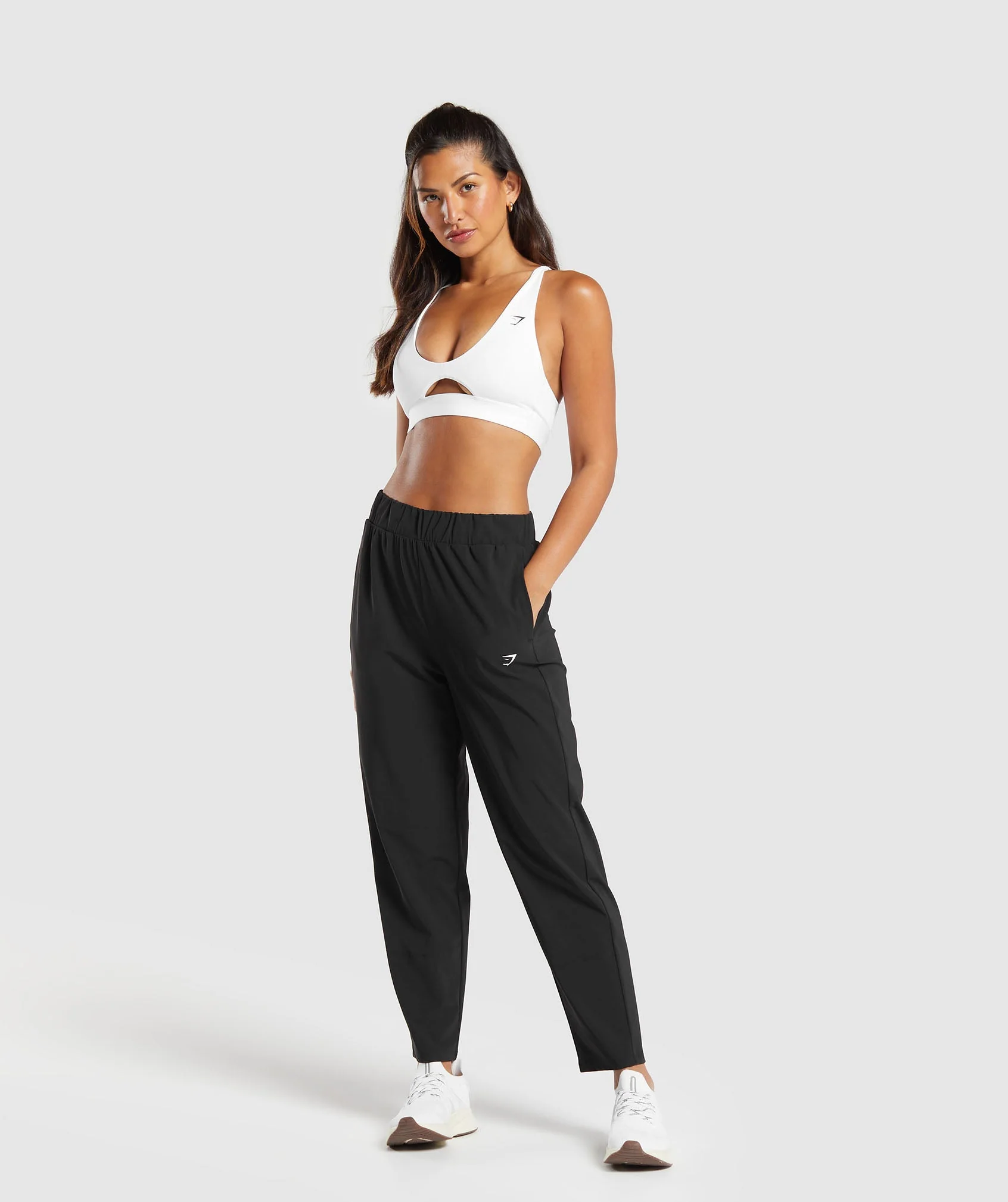 Gymshark Tapered Woven Pants - Black - Image 4