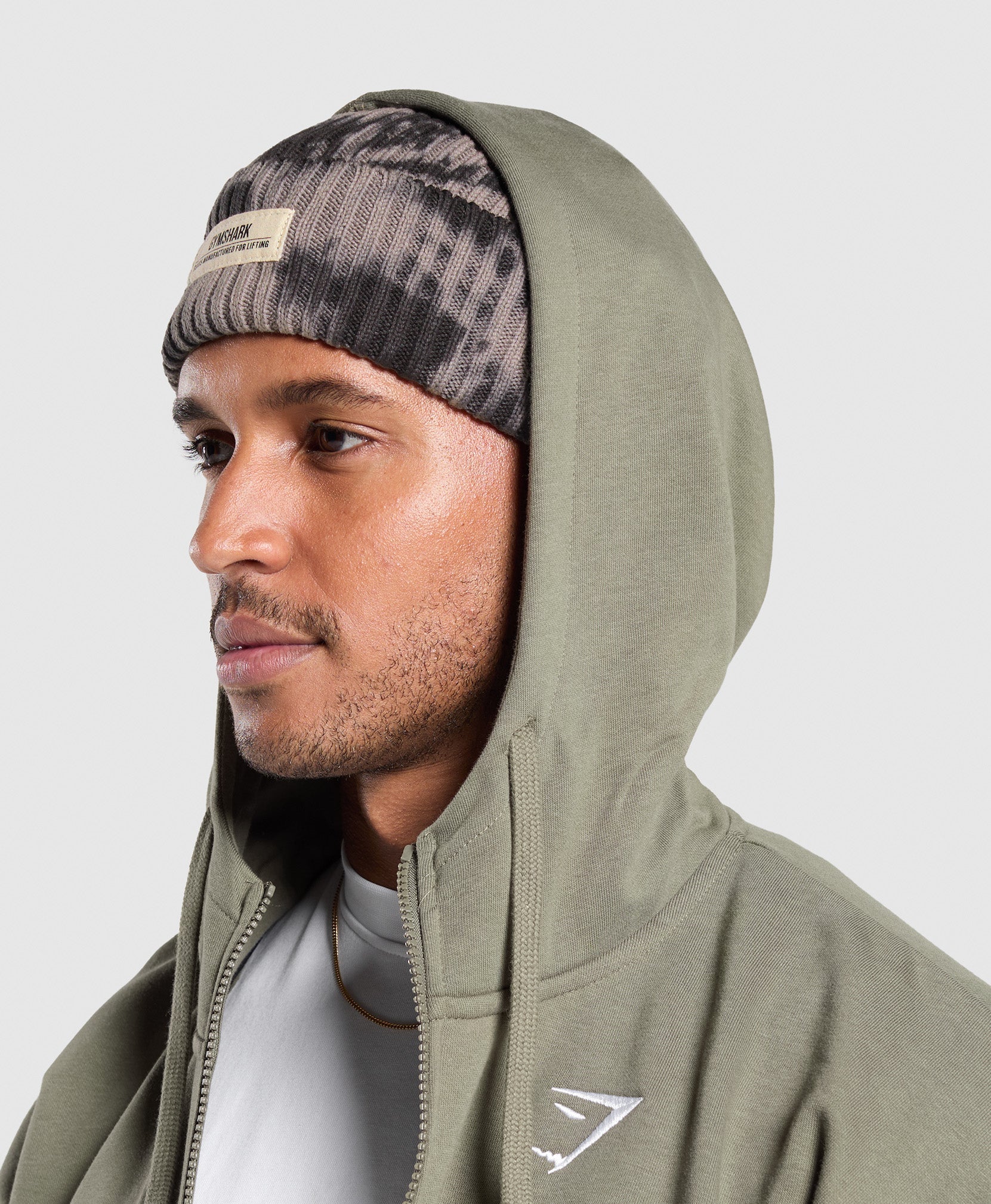 Gymshark Tie Dye Beanie - Black - Image 2