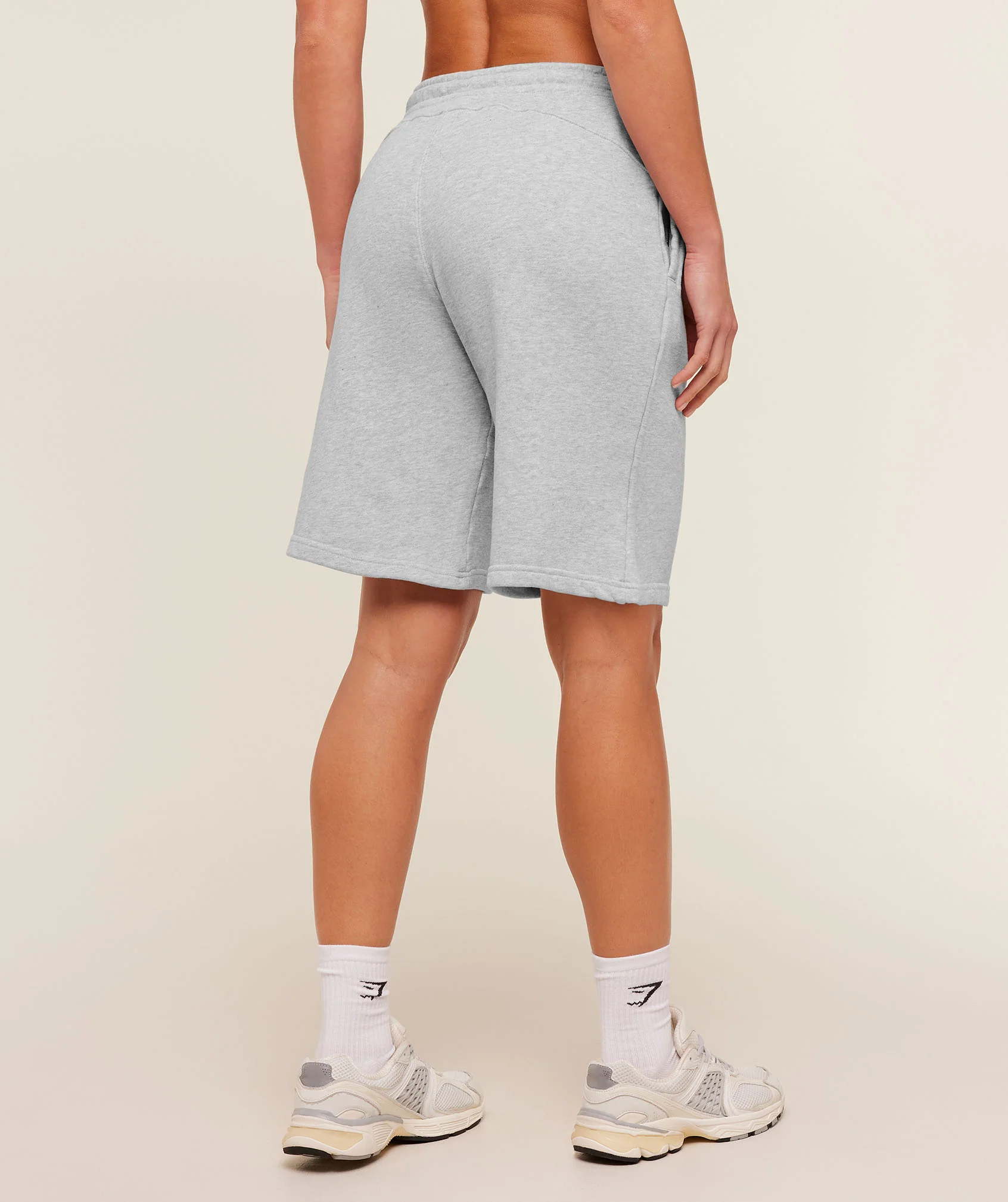 Gymshark To From Shorts - Bros Soft Grey Marl - Image 3