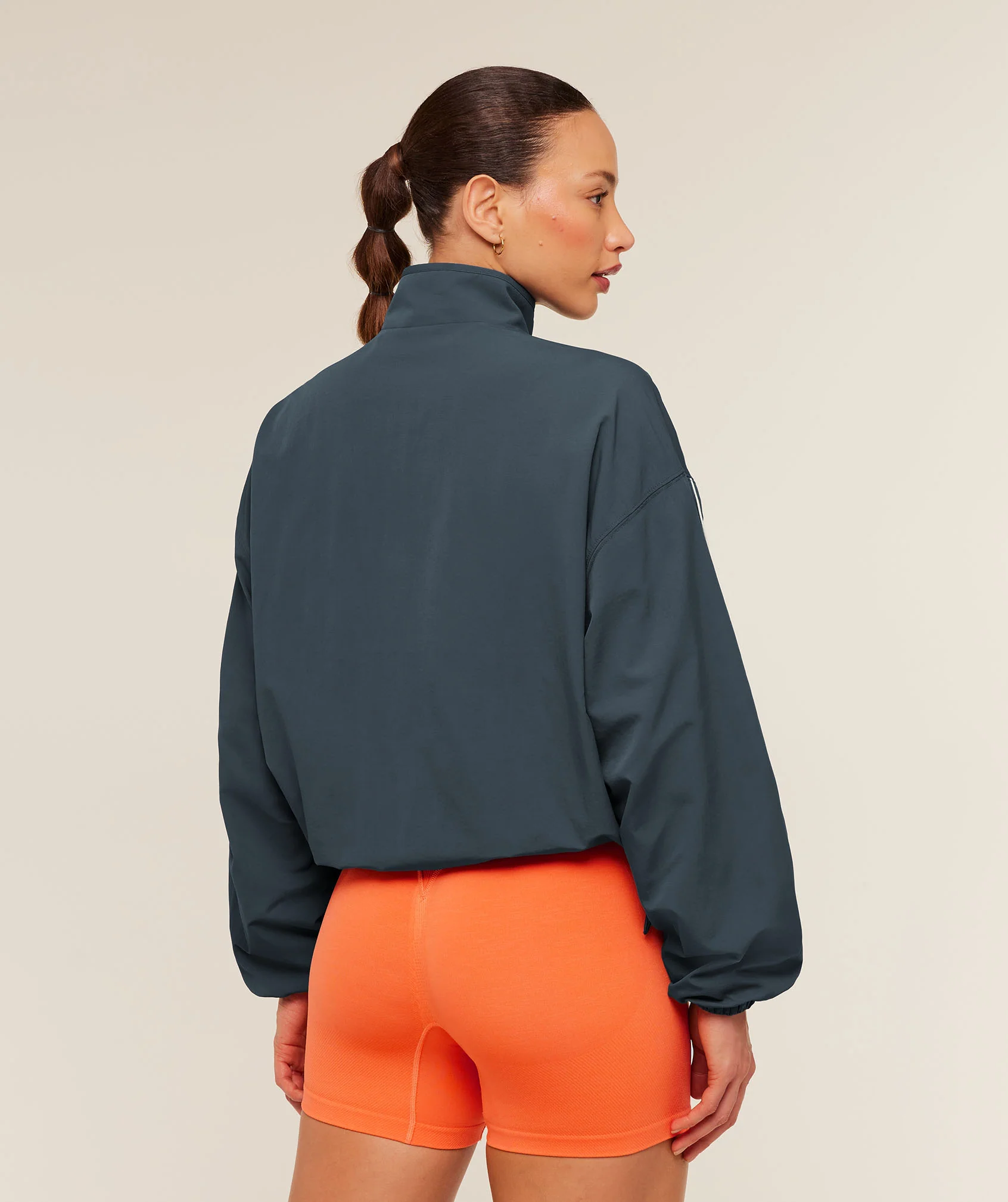Gymshark To From Zip Through - Stealth Blue/Soft White - Image 2