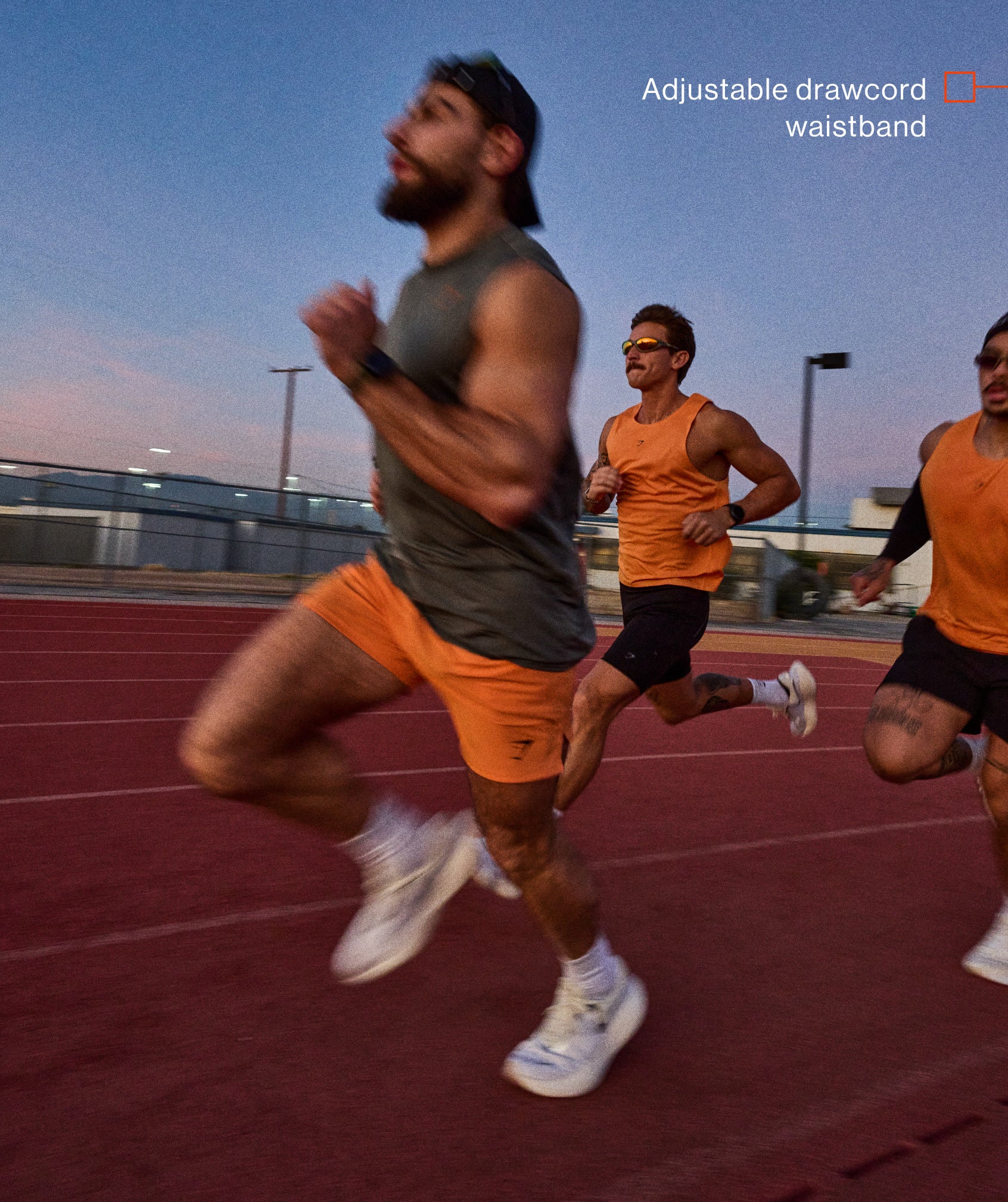 Gymshark Train 5" Shorts - Dayglow Peach - Image 2