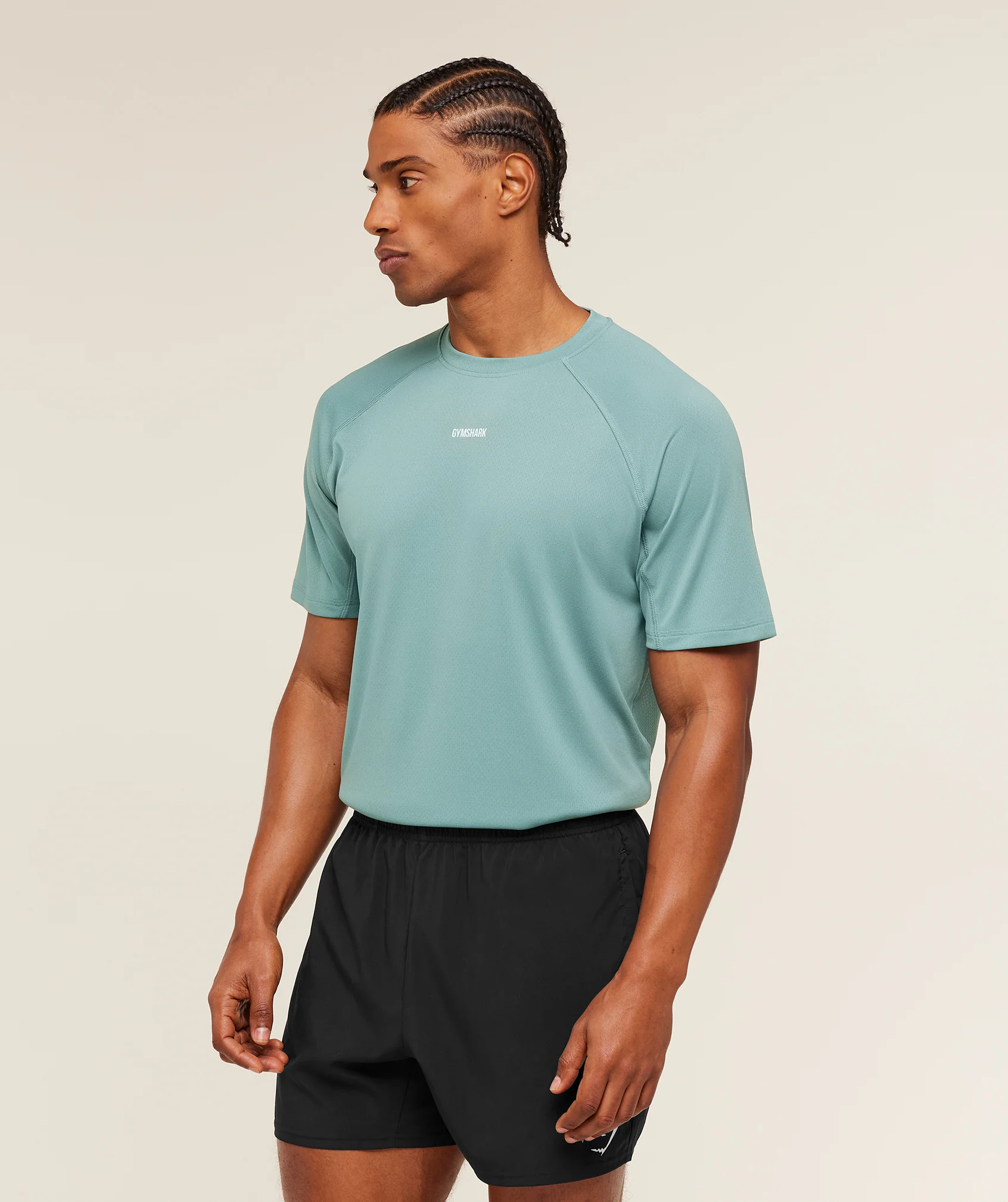 Gymshark Train T-Shirt - Storm Blue - Image 2