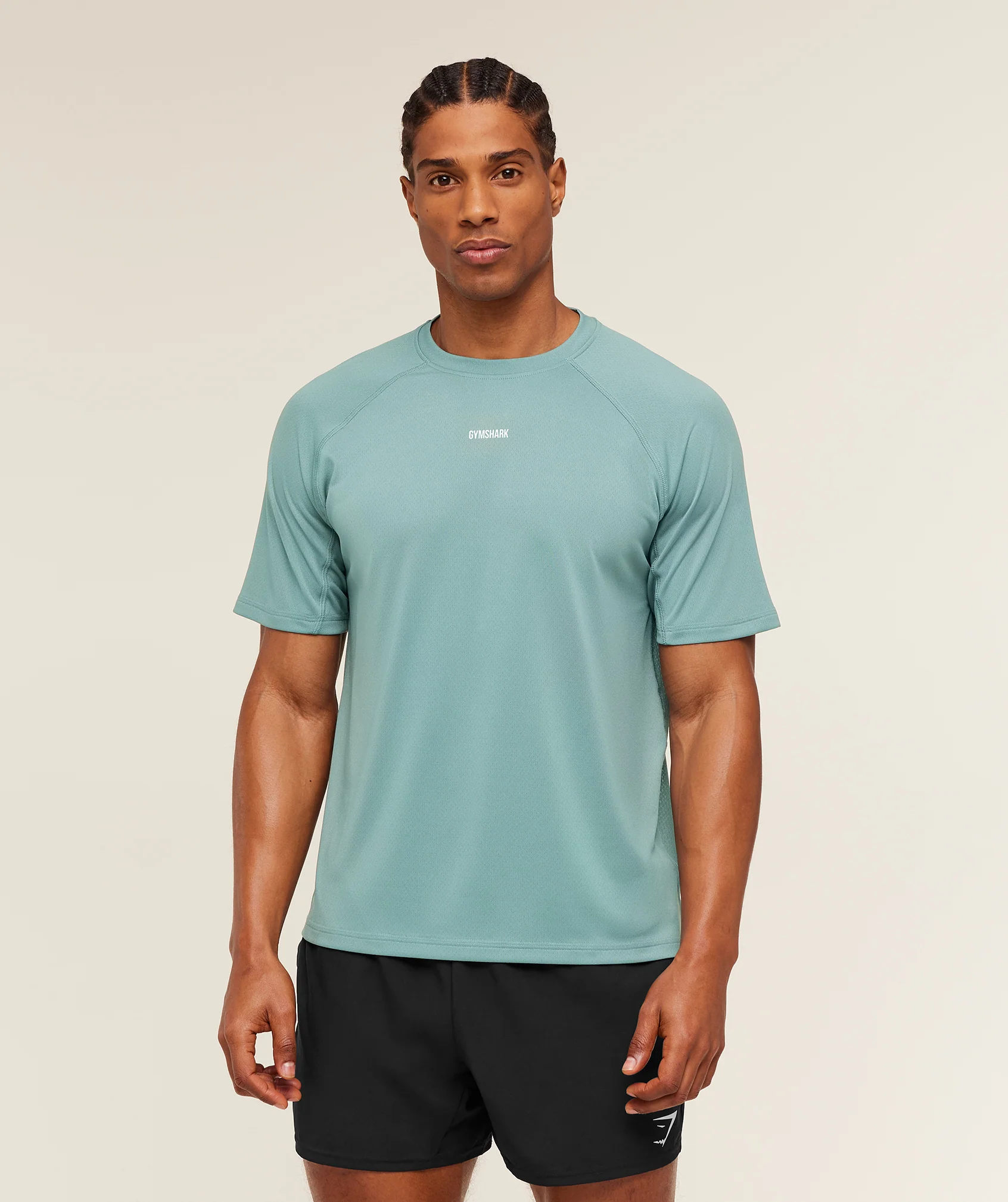 Gymshark Train T-Shirt - Storm Blue - Image 7