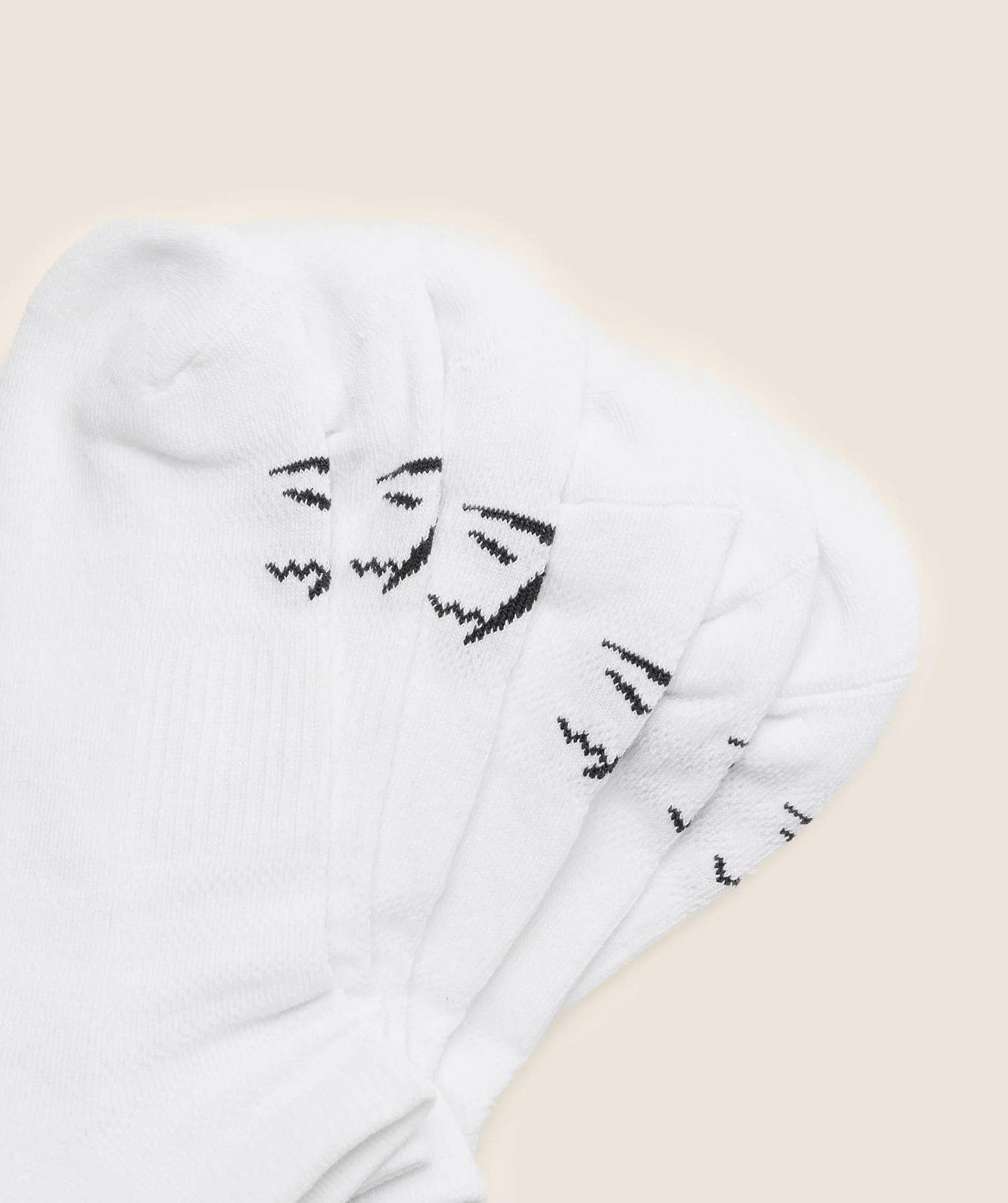 Gymshark Trainer Socks 3pk - White - Image 3