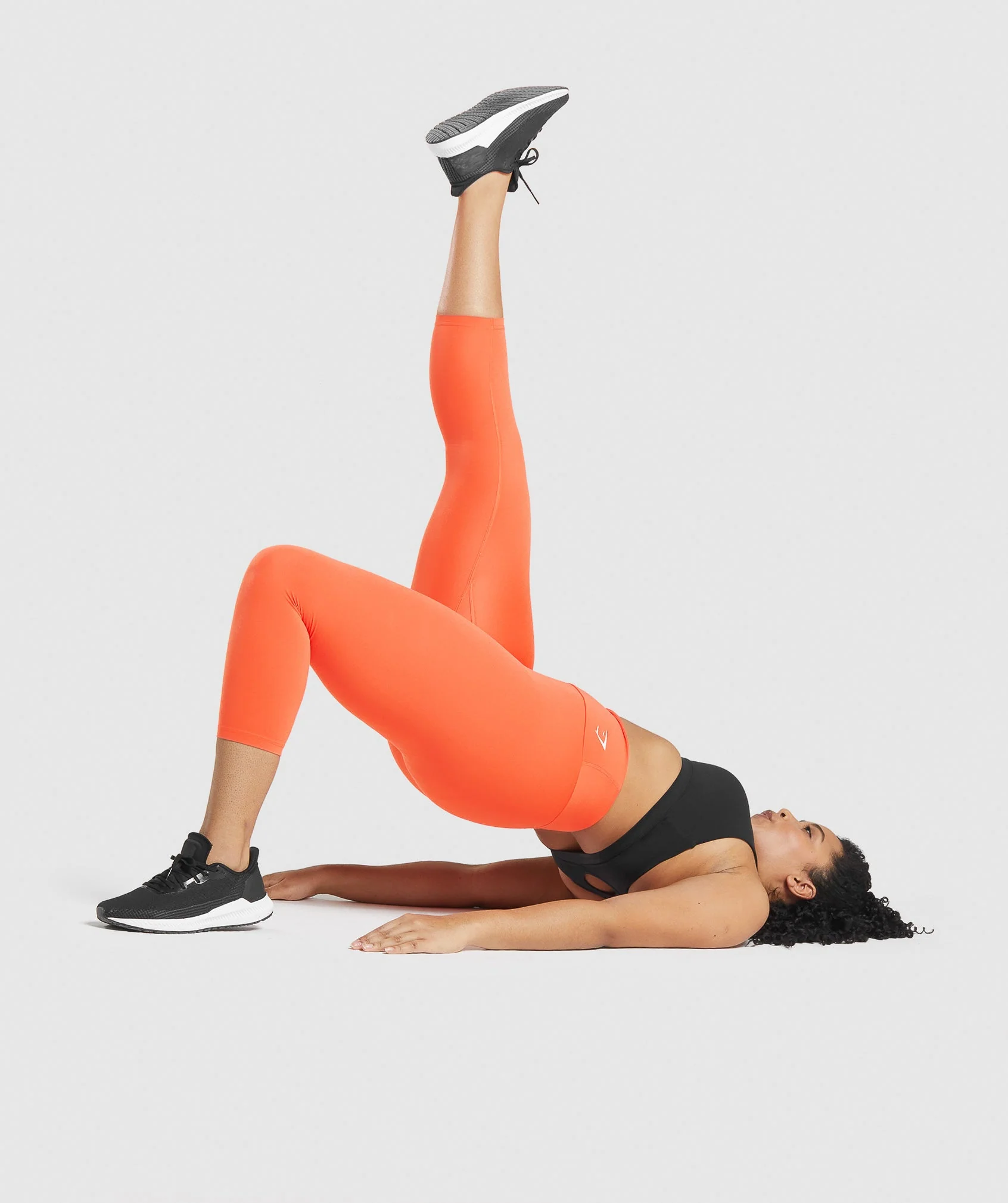 Gymshark Training 7/8 Leggings -  Orange - Image 5