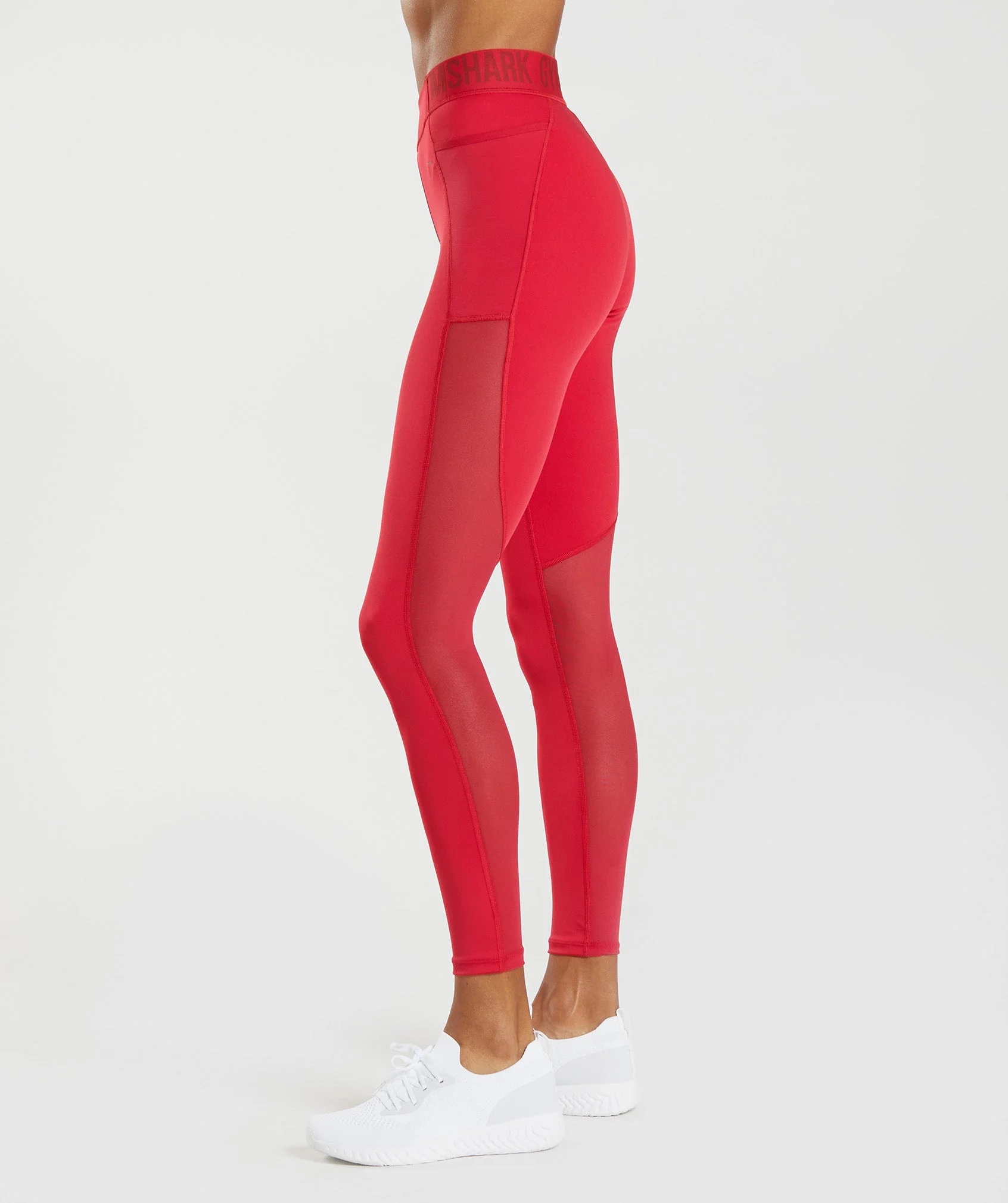 Gymshark Training Brandmark Leggings - Salsa Red - Image 2
