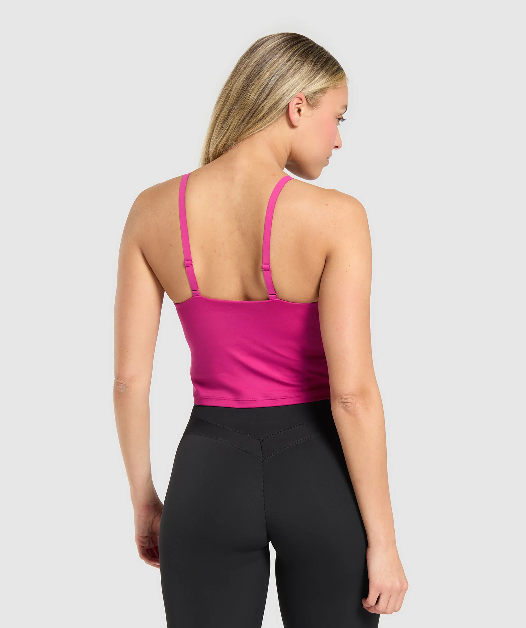 Gymshark Training Cami Tank With Shelf - Winning Pink - Image 2