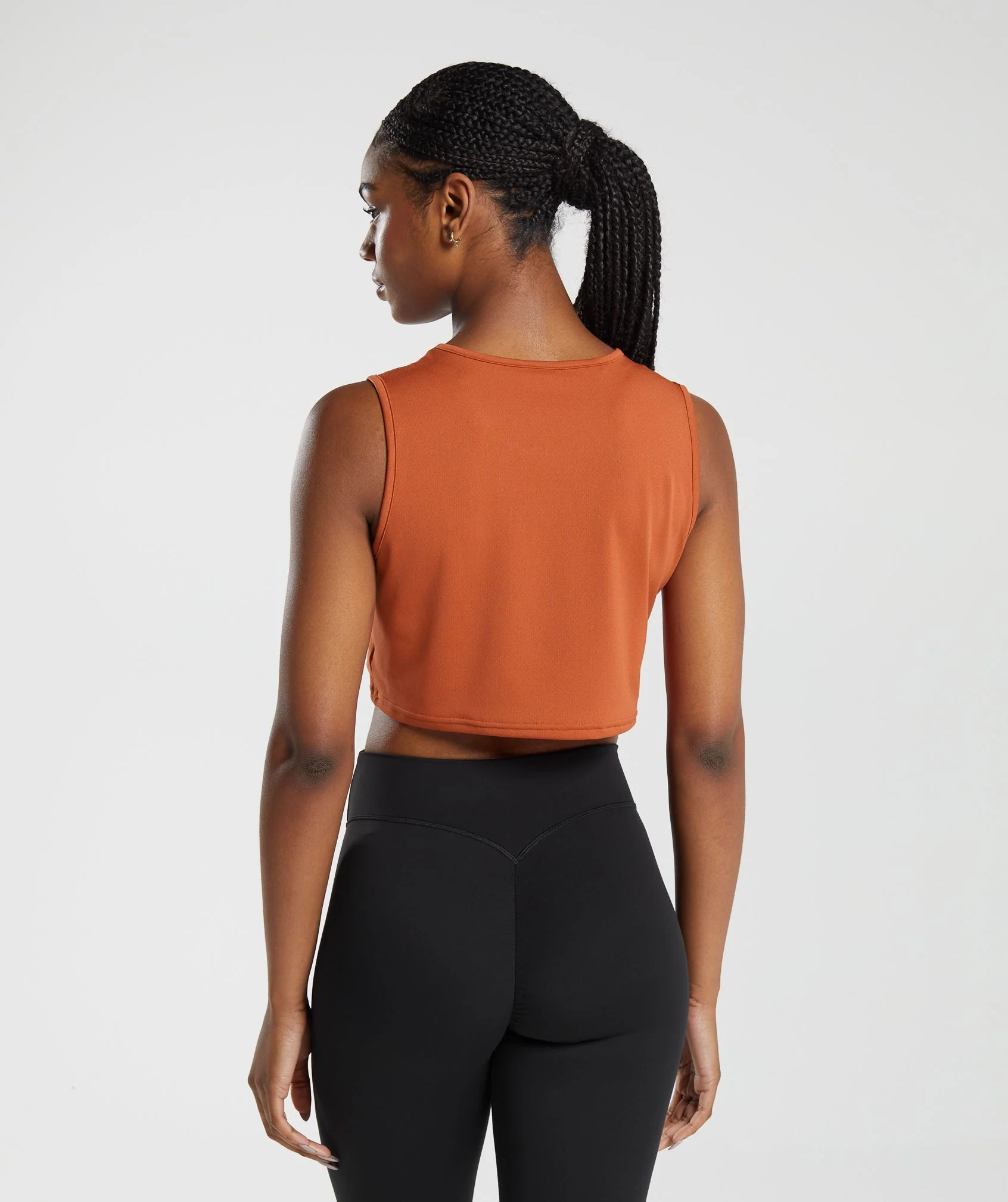 Gymshark Training Crop Tank - Rust Orange - Image 2