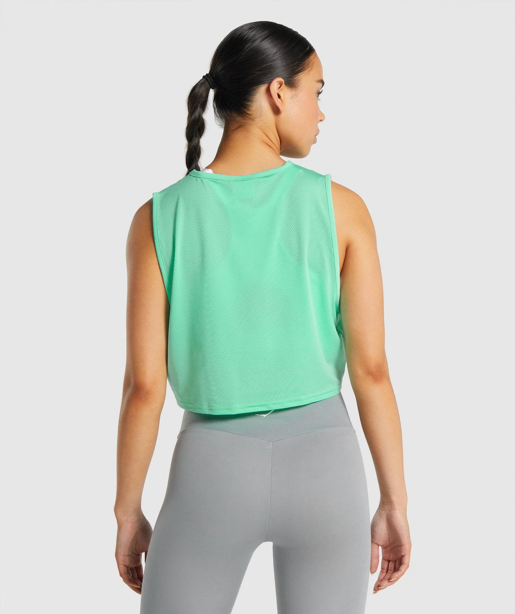 Gymshark Training Crop Tank - Turquoise - Image 2