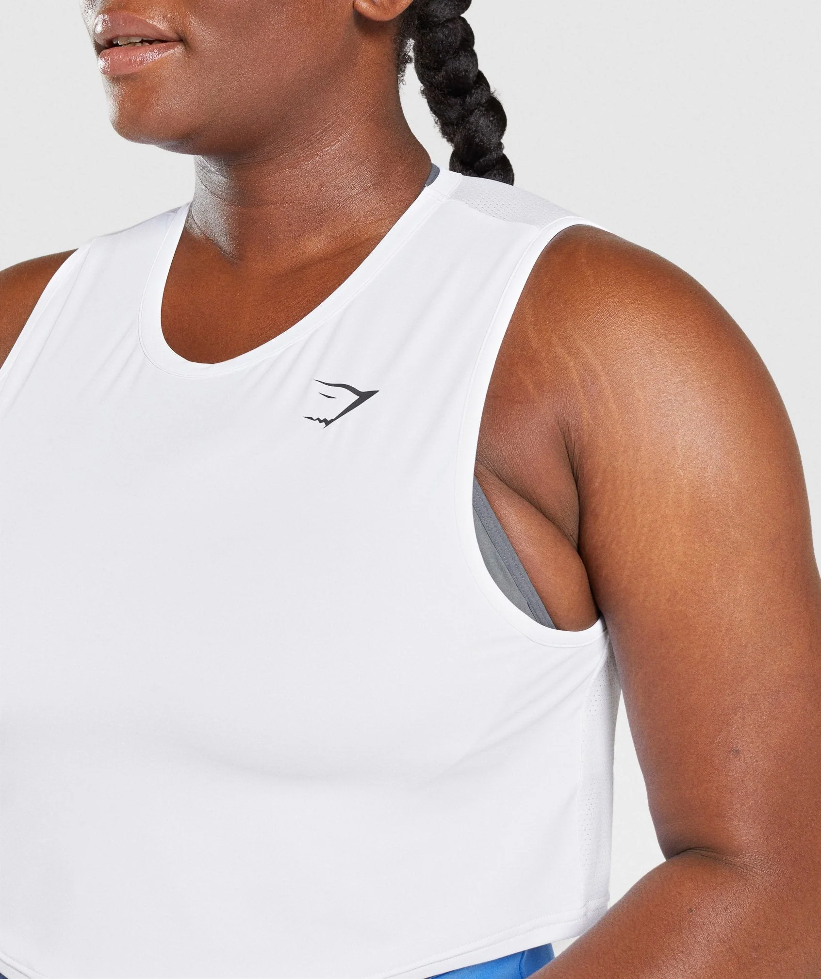 Gymshark Training Crop Tank - White - Image 6