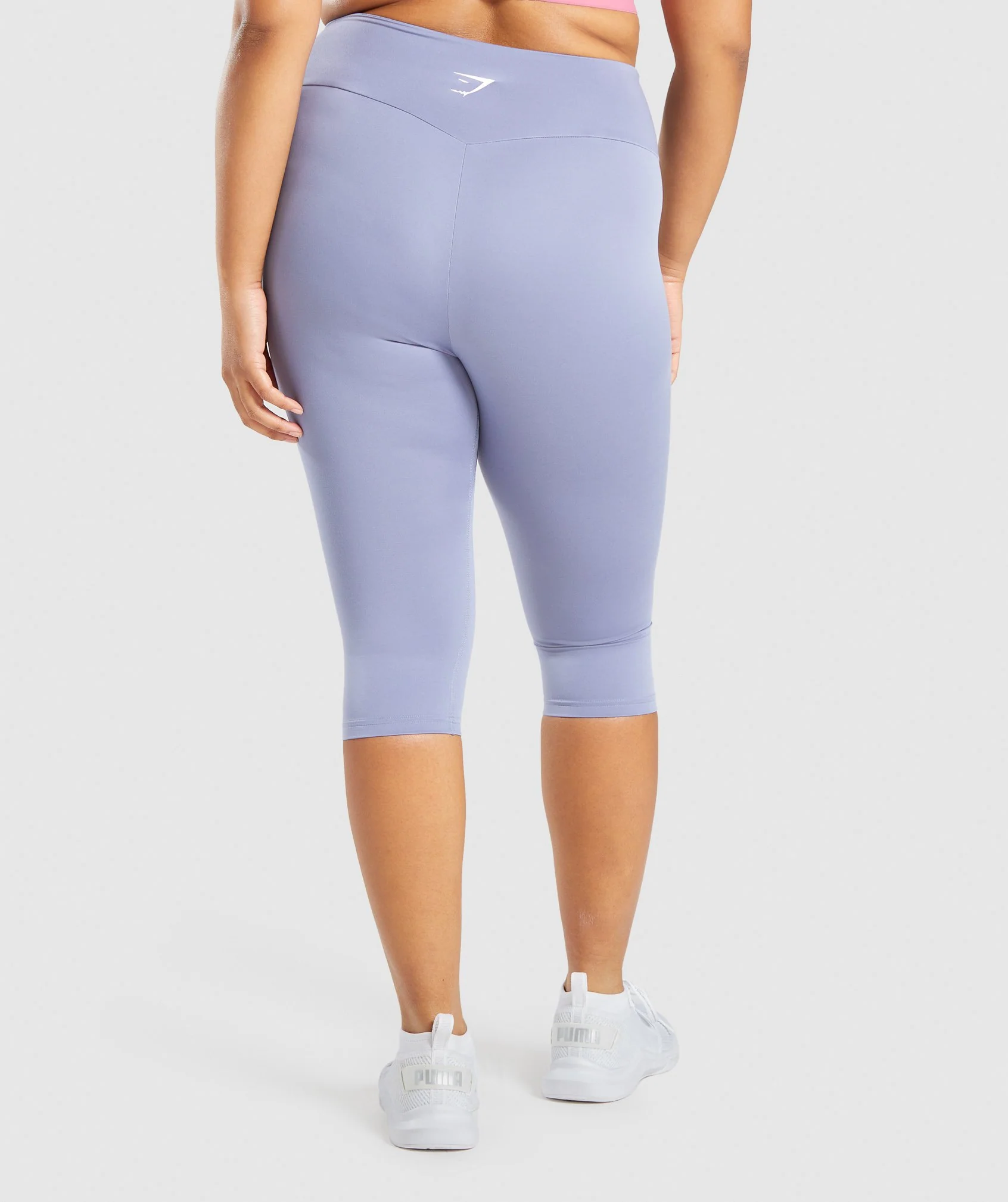 Gymshark Training Cropped Leggings - Light Blue - Image 2