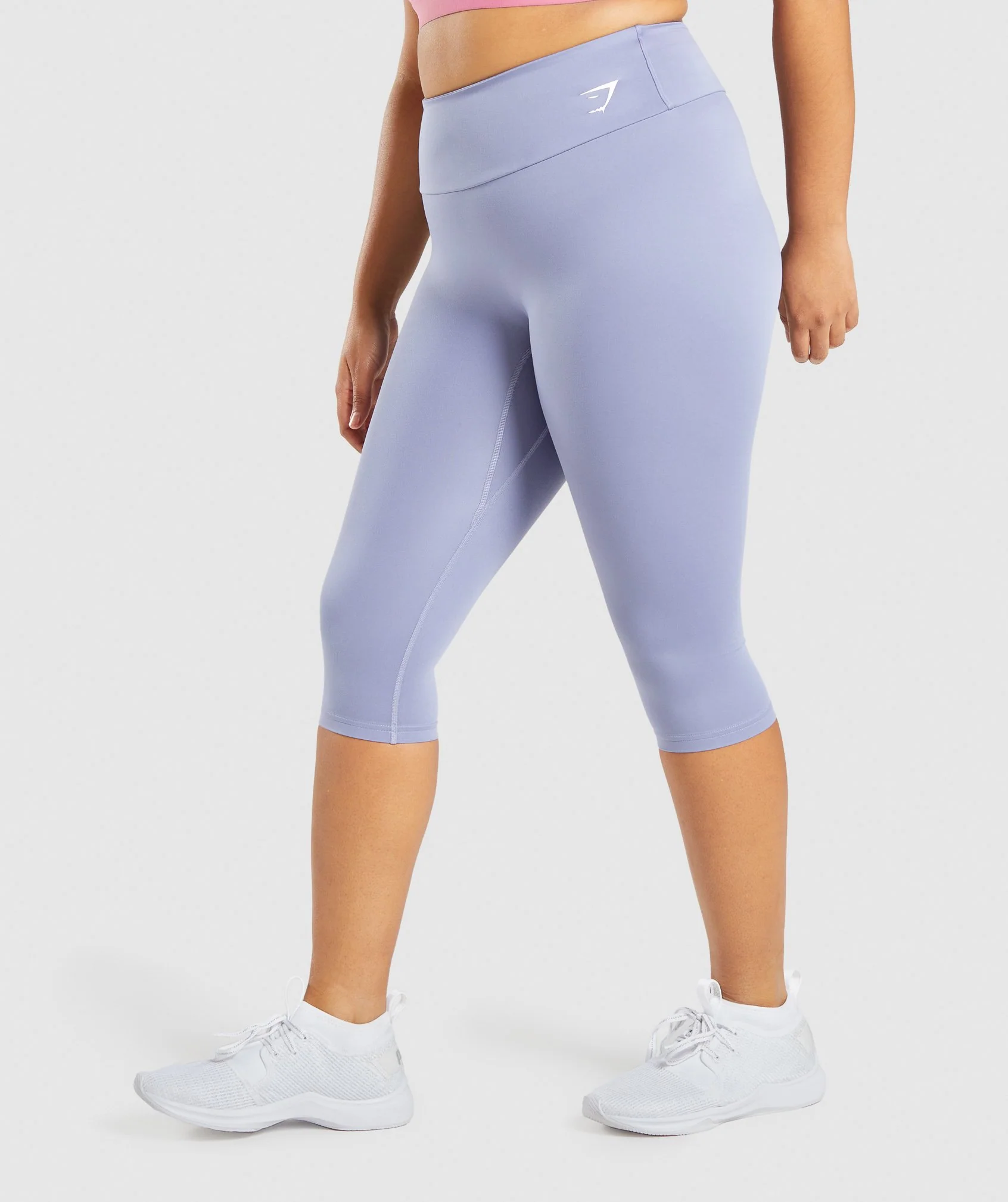 Gymshark Training Cropped Leggings - Light Blue - Image 3