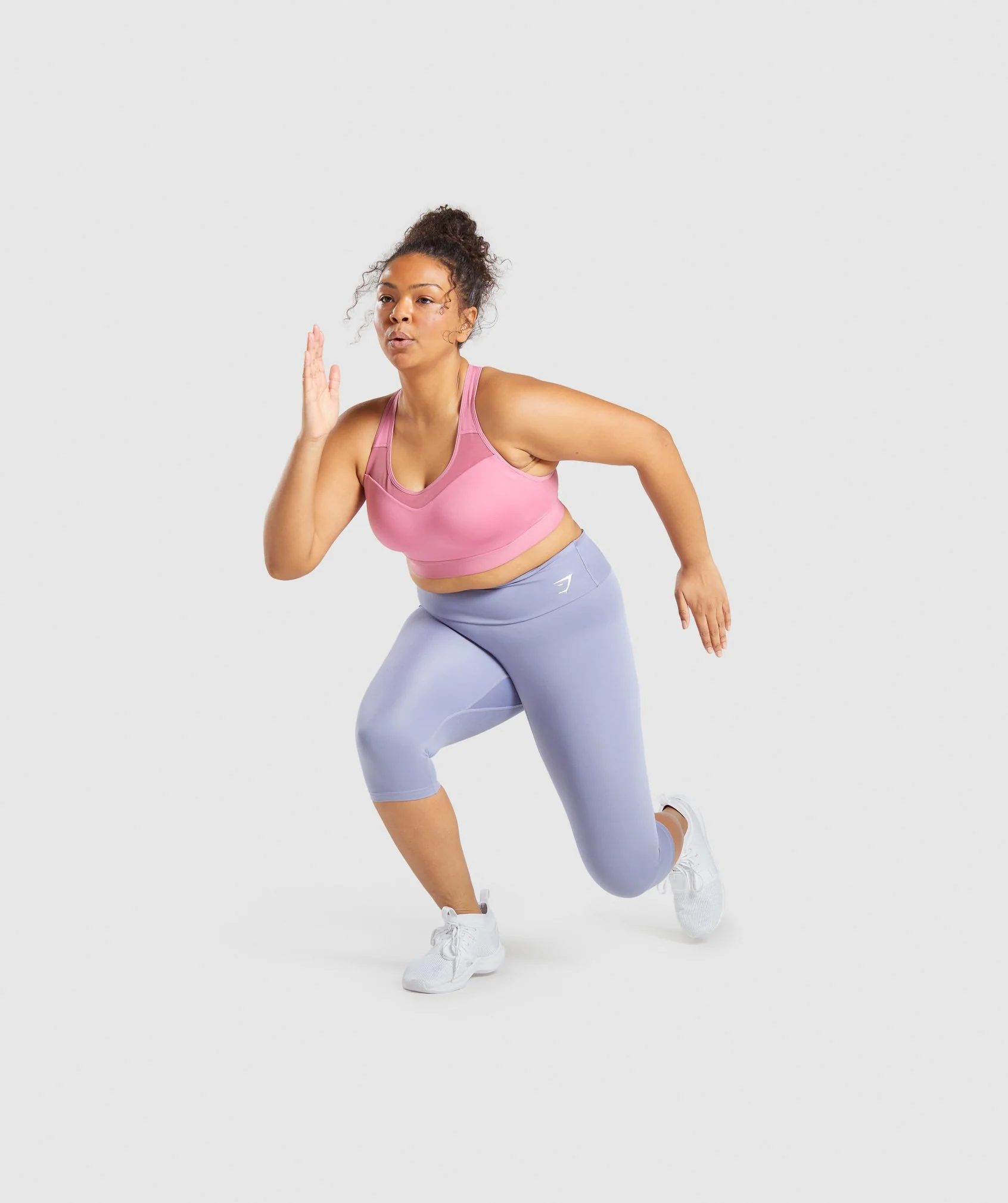 Gymshark Training Cropped Leggings - Light Blue - Image 4