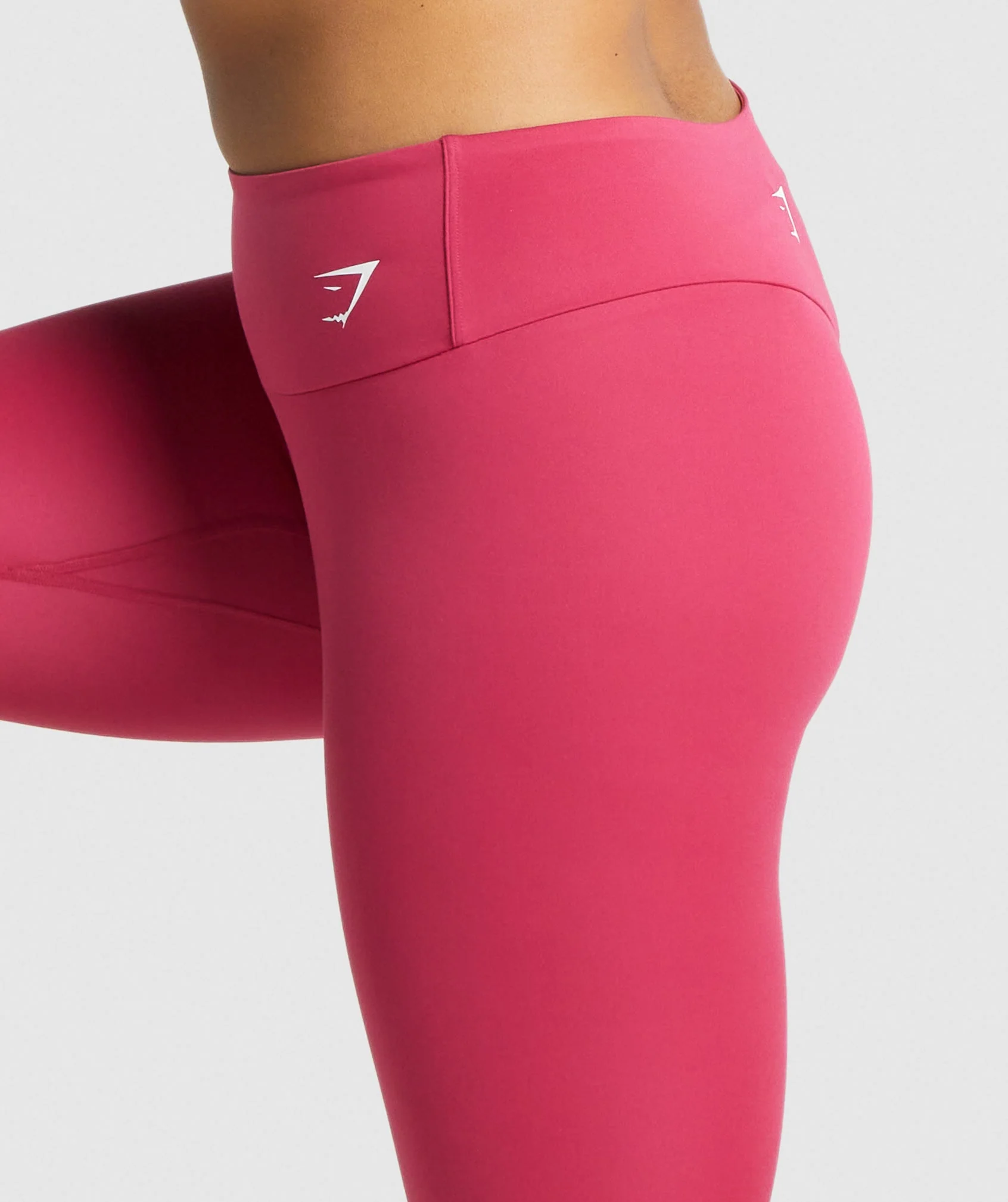 Gymshark Training Cropped Leggings - Pink - Image 3