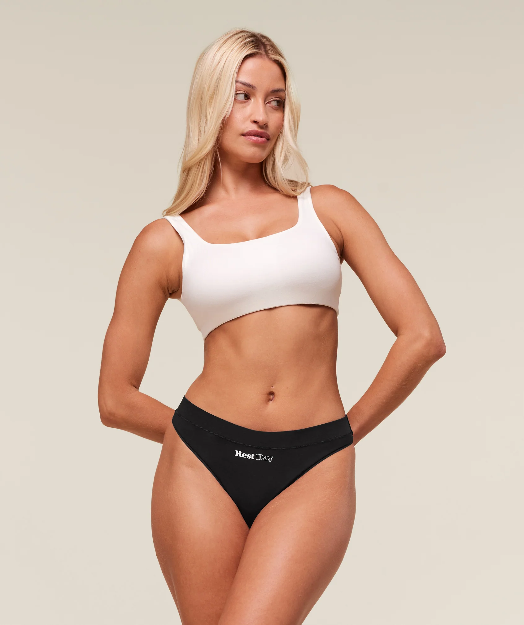 Gymshark Training Day Graphic 7PK Cotton Thong - White/Green/Pink/Mauve/Grey/Black - Image 12