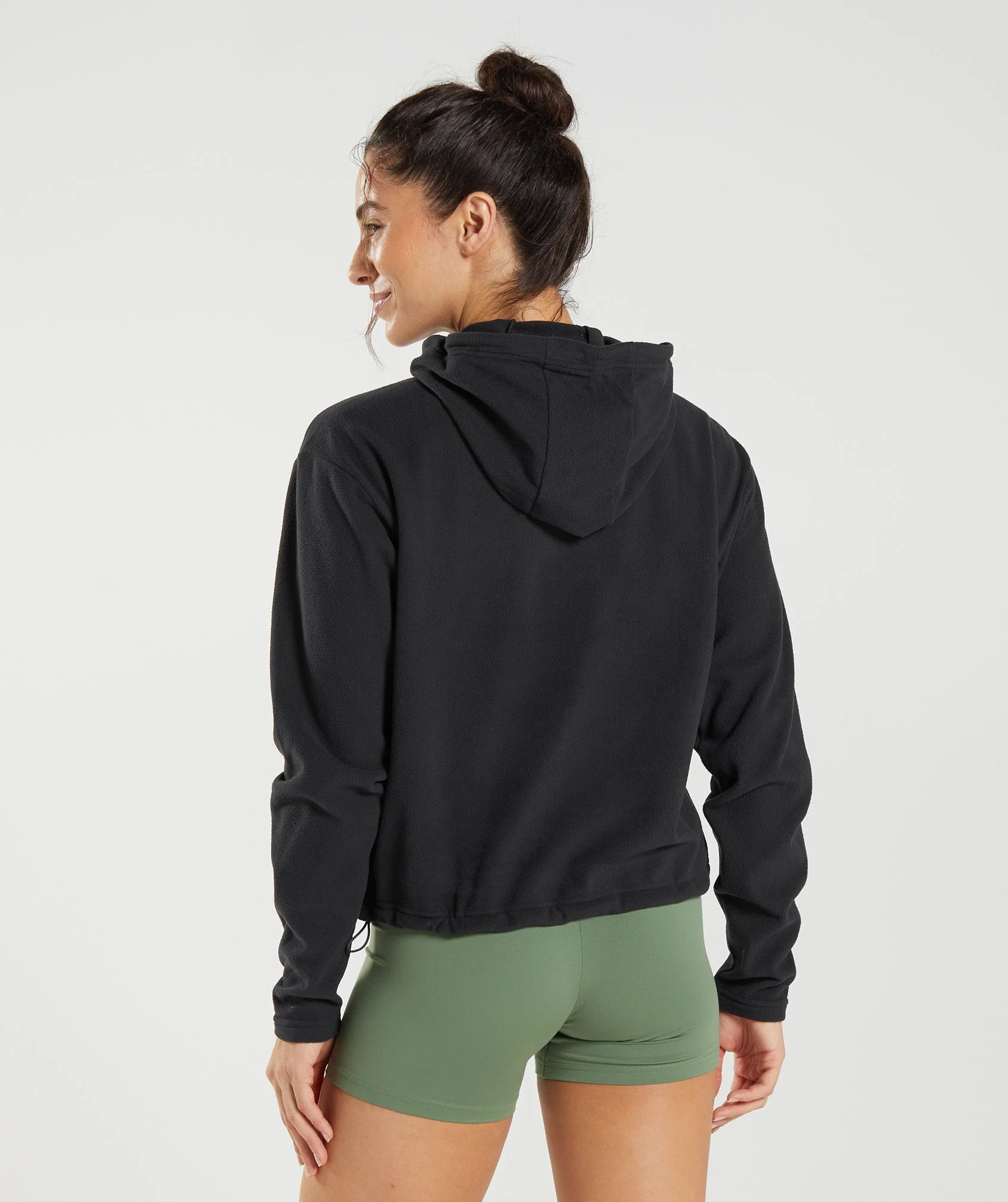 Gymshark Training Fleece 1/4 Zip - Black - Image 2