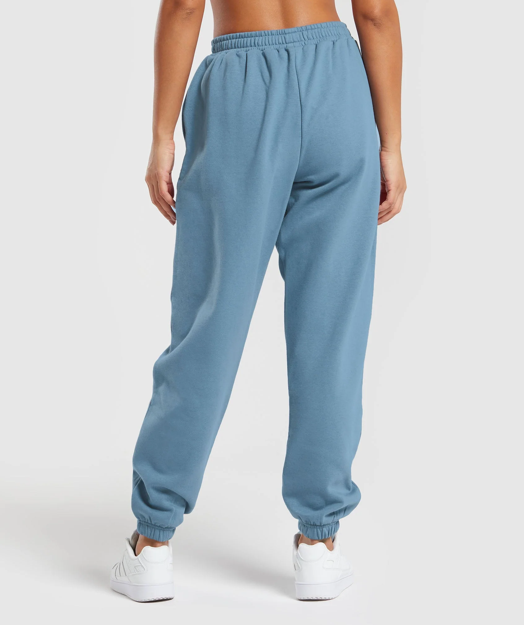 Gymshark Training Regular Fleece Joggers - Faded Blue - Image 2